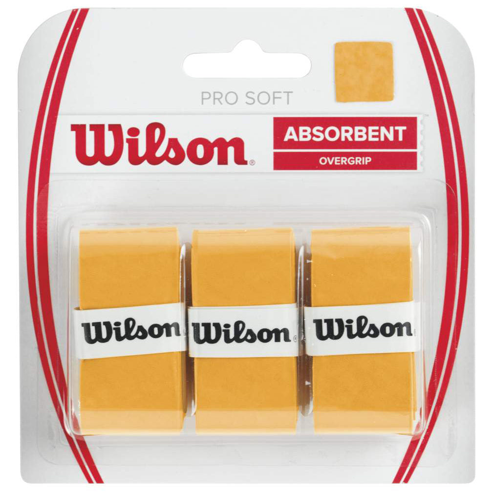 Wilson Soft Overgrip 3-pack-Guld
