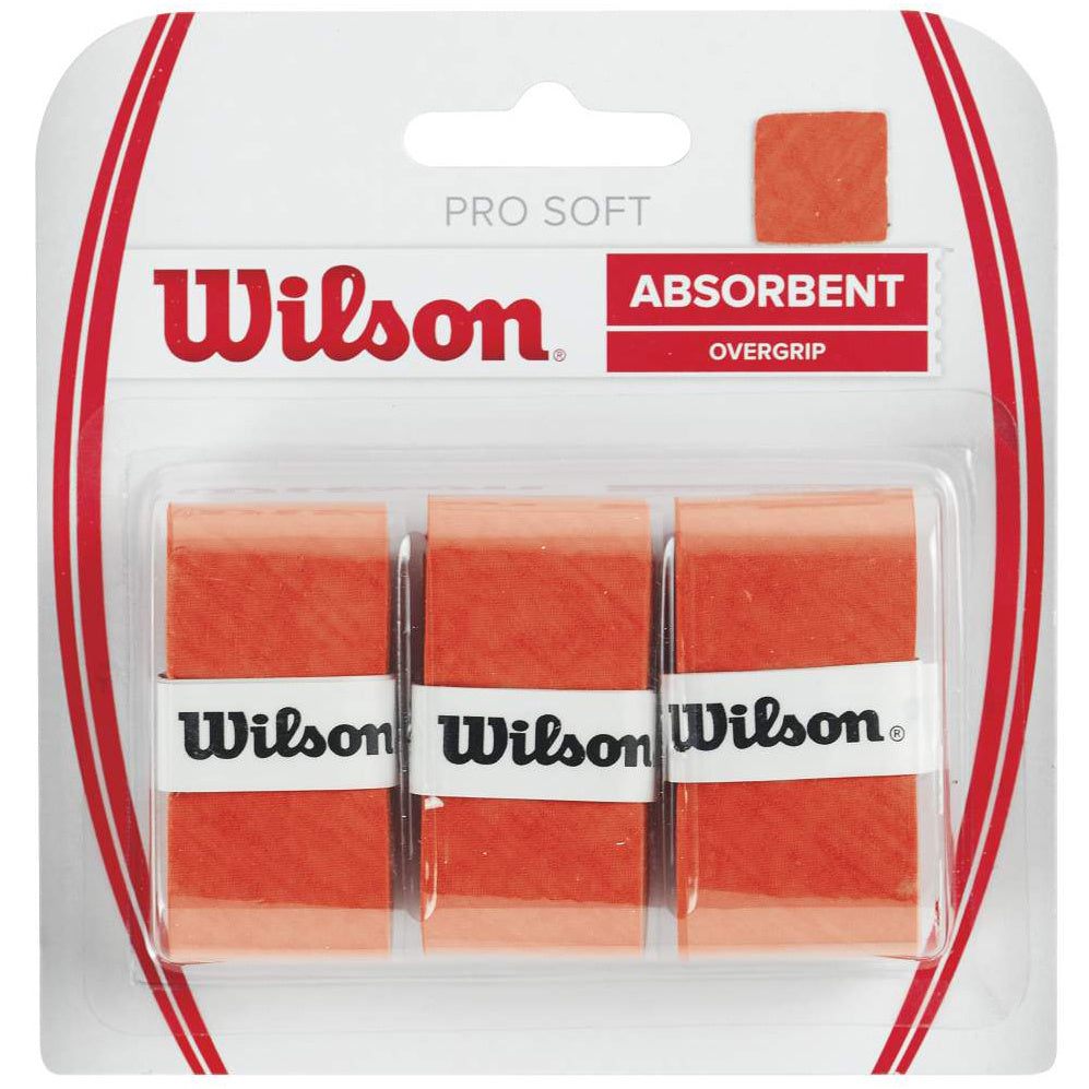 Wilson Soft Overgrip 3-pack-Orange