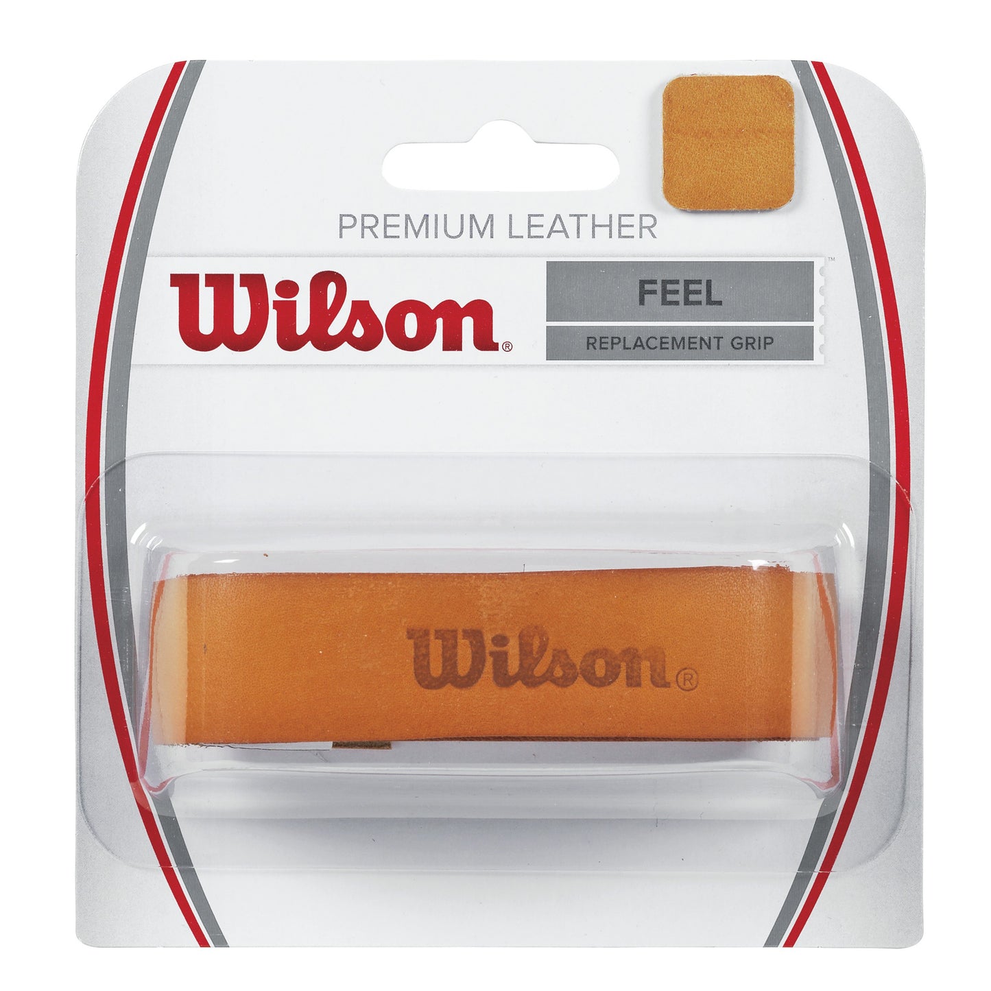 Wilson Premium Leather Replacement Grip Enpack-Brun