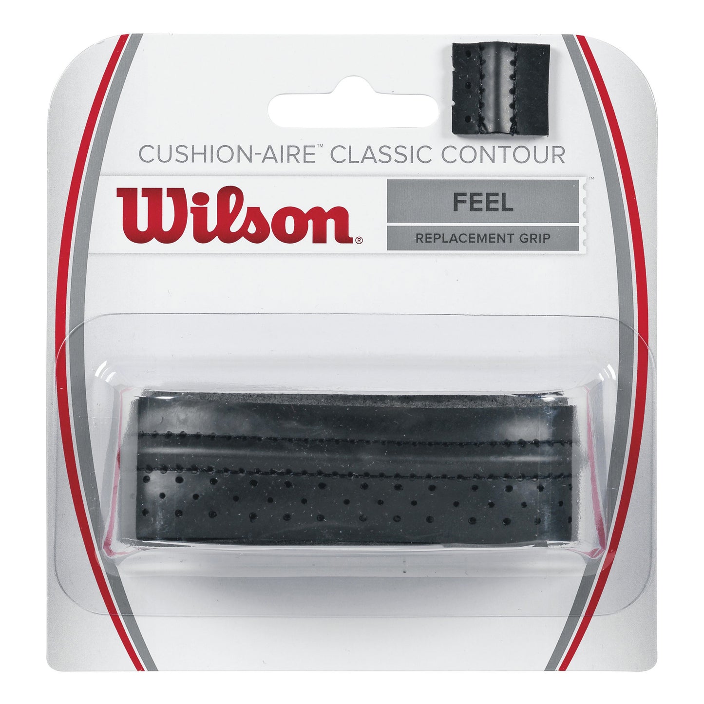 Wilson Tour Cushion-Aire Classic Contour Enpack-Svart