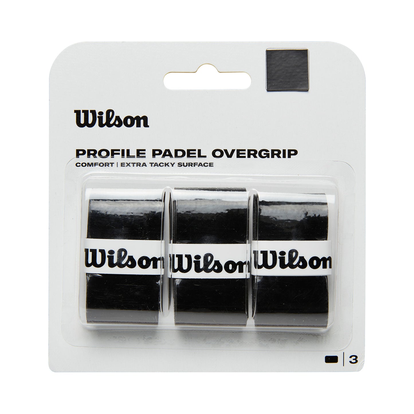 Wilson Profile 3-pack-Svart