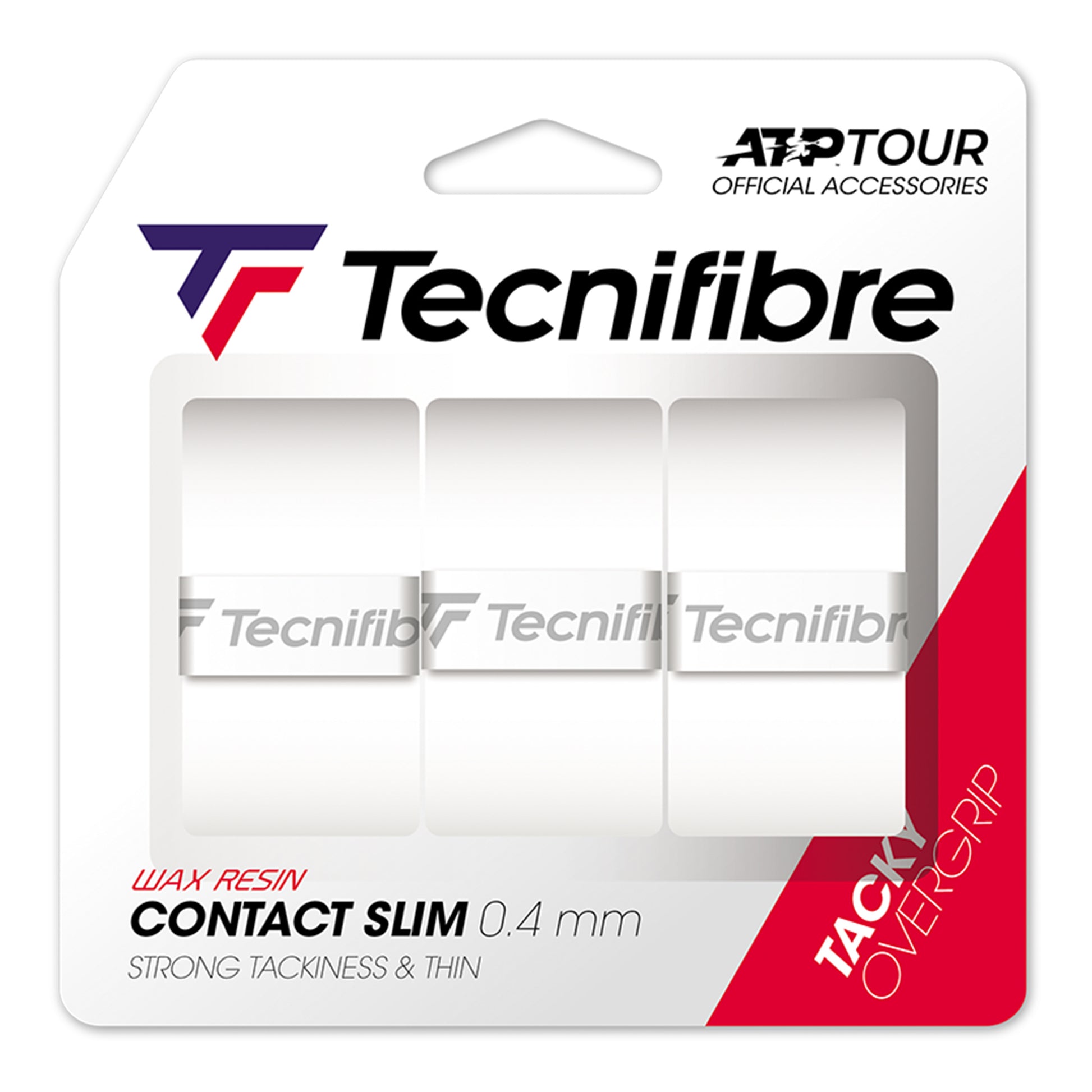 Tecnifibre Contact Slim 3er 3-pack-Vit