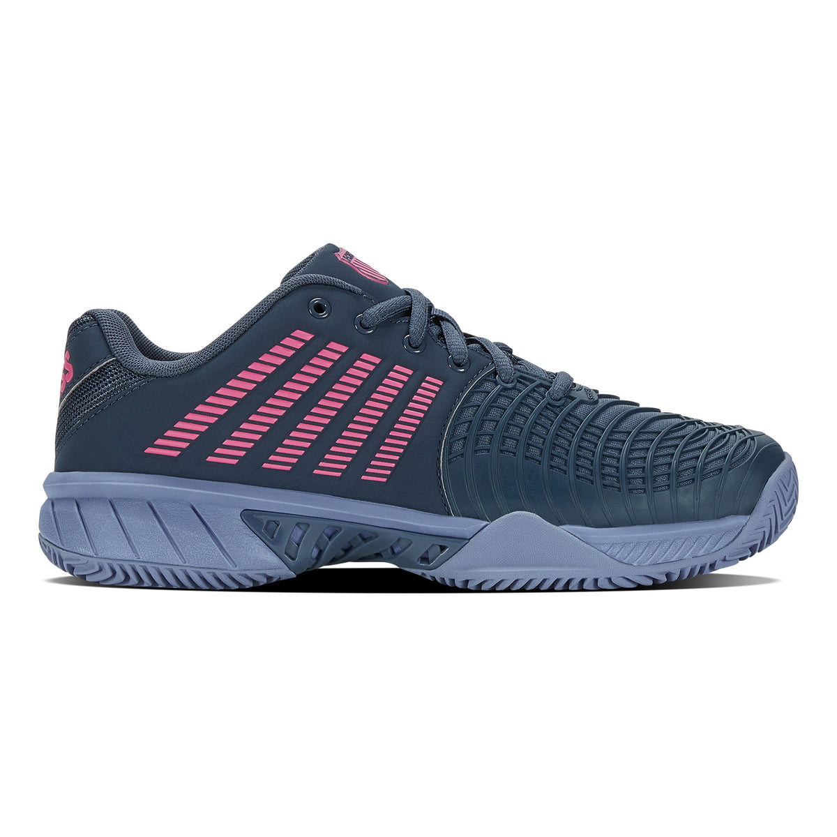 K-Swiss Express Light 3 Sko för grus Damer - mörkblå, rosa