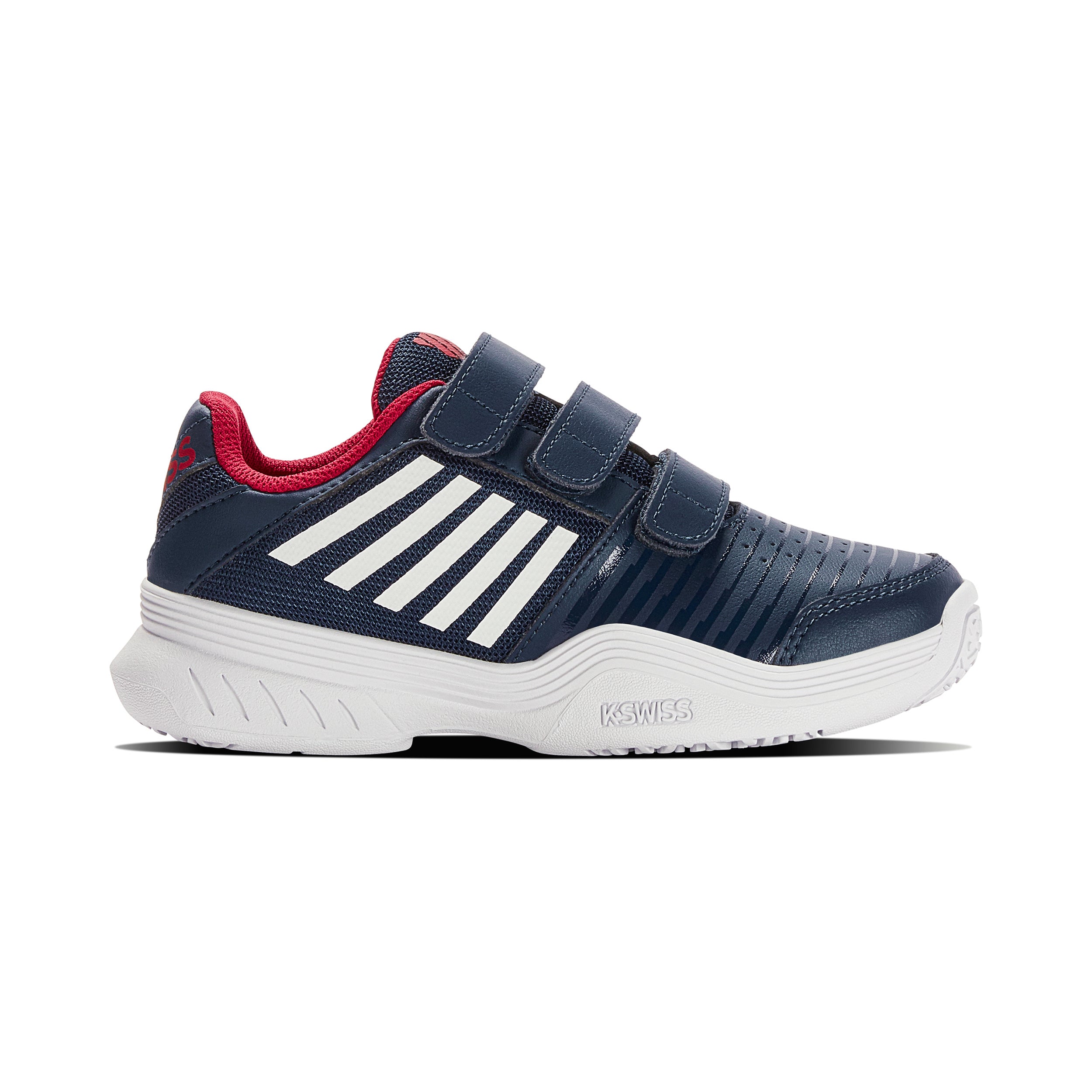 K-Swiss Court Express Strap Omni Allroundsko Barn-Mörkblå,Vit