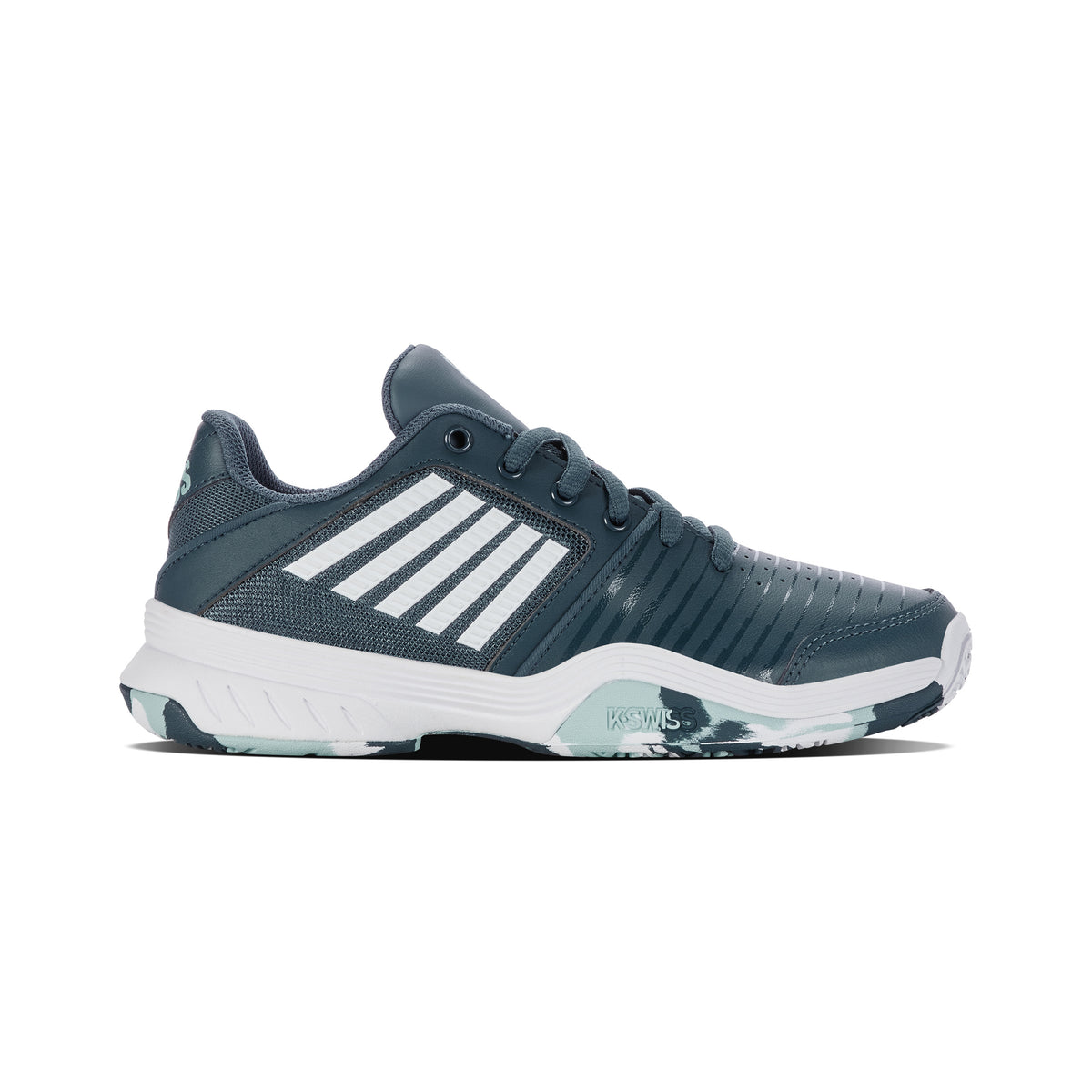 K-Swiss Court Express Omni Allroundsko Barn-Petrol,Vit