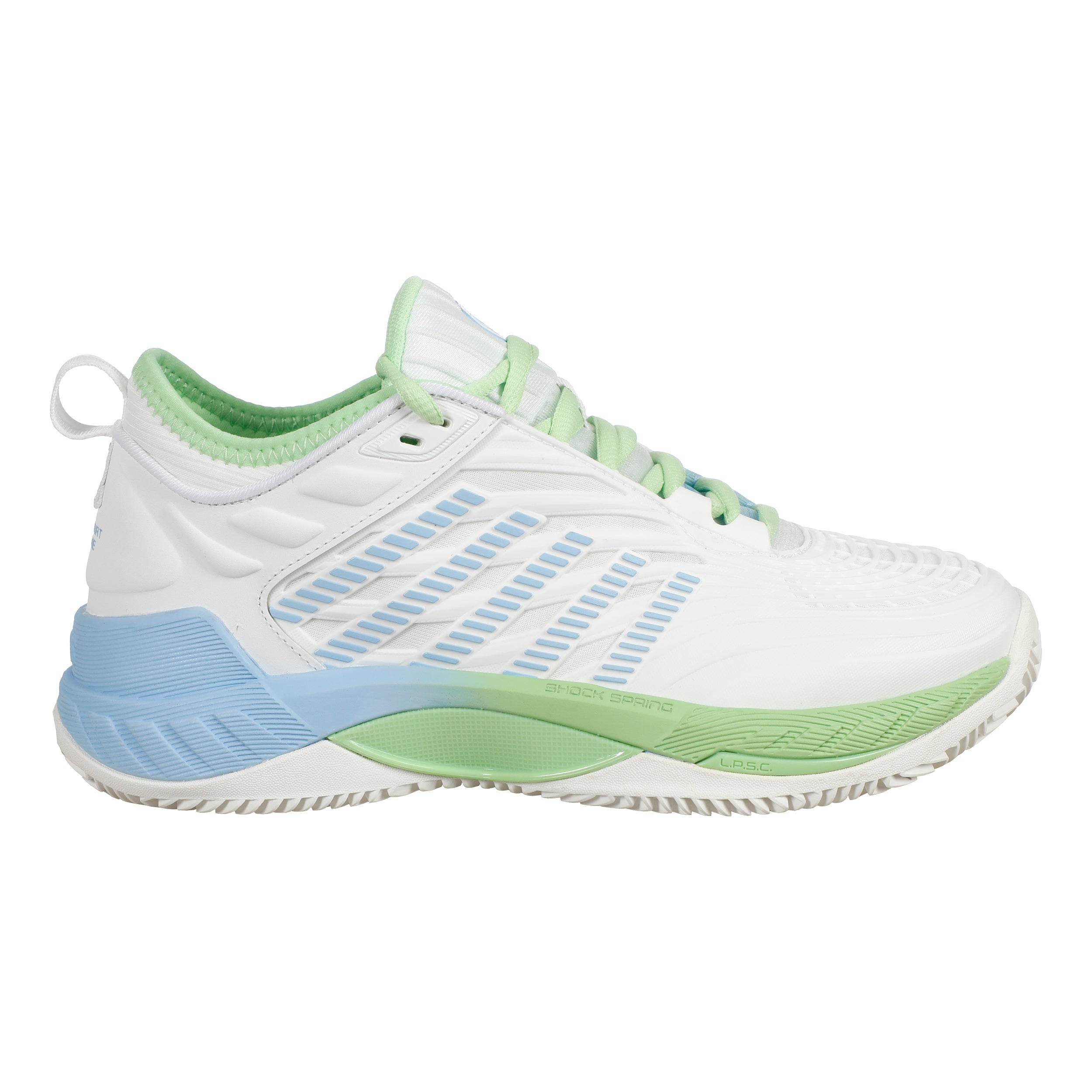 K-Swiss Hypercourt Supreme 2 Sko för grus Damer - vit, ljusgrön
