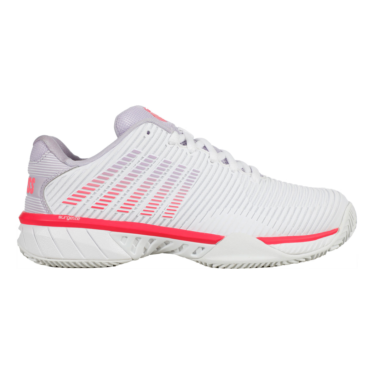 K-Swiss Hypercourt Express 2 Sko För Grus Damer-Vit,Korall