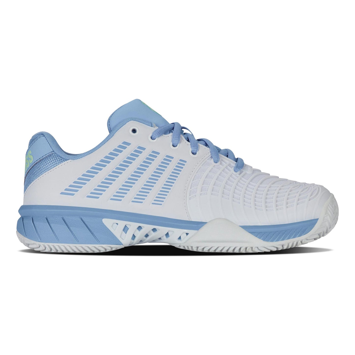 K-Swiss Express Light 3 Sko för grus Damer - vit, ljusblå