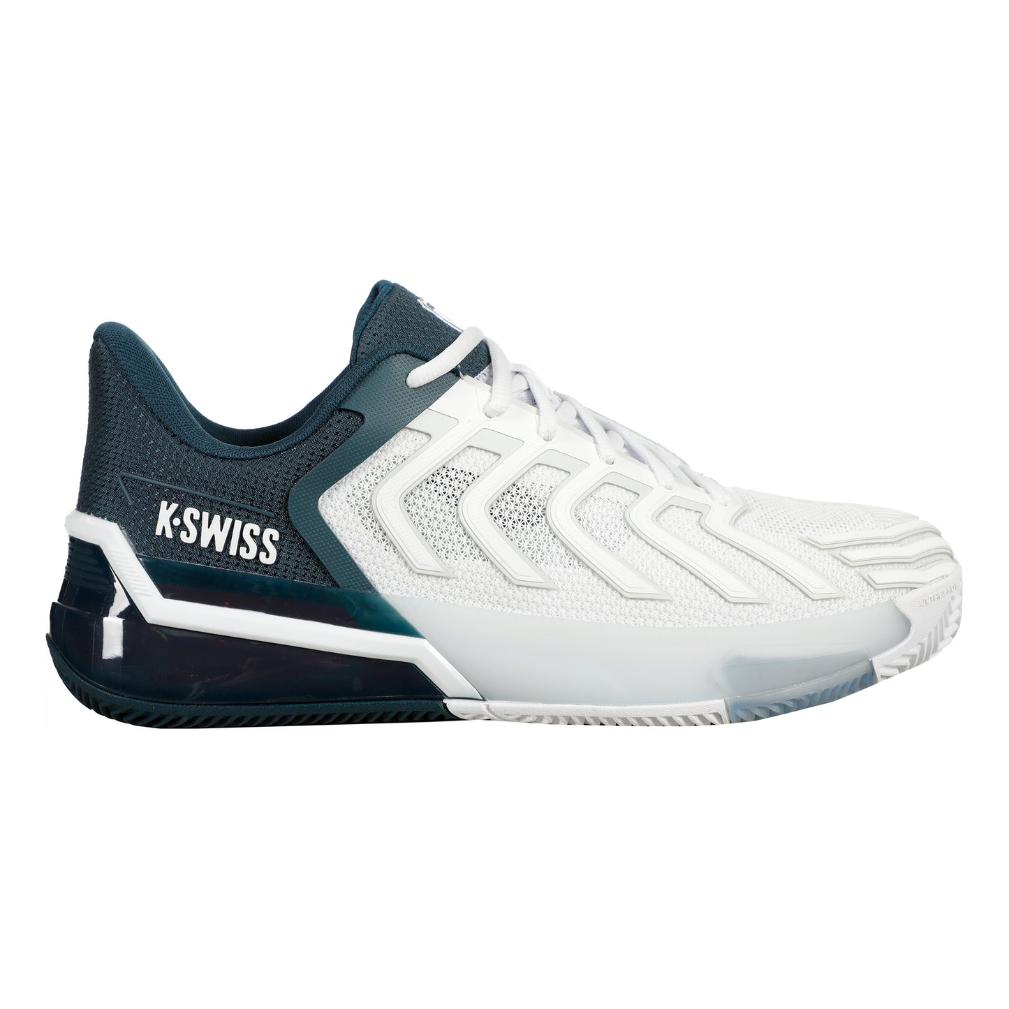 K-Swiss Ultrashot 4 Sko För Grus Herrar-Vit,Petrol