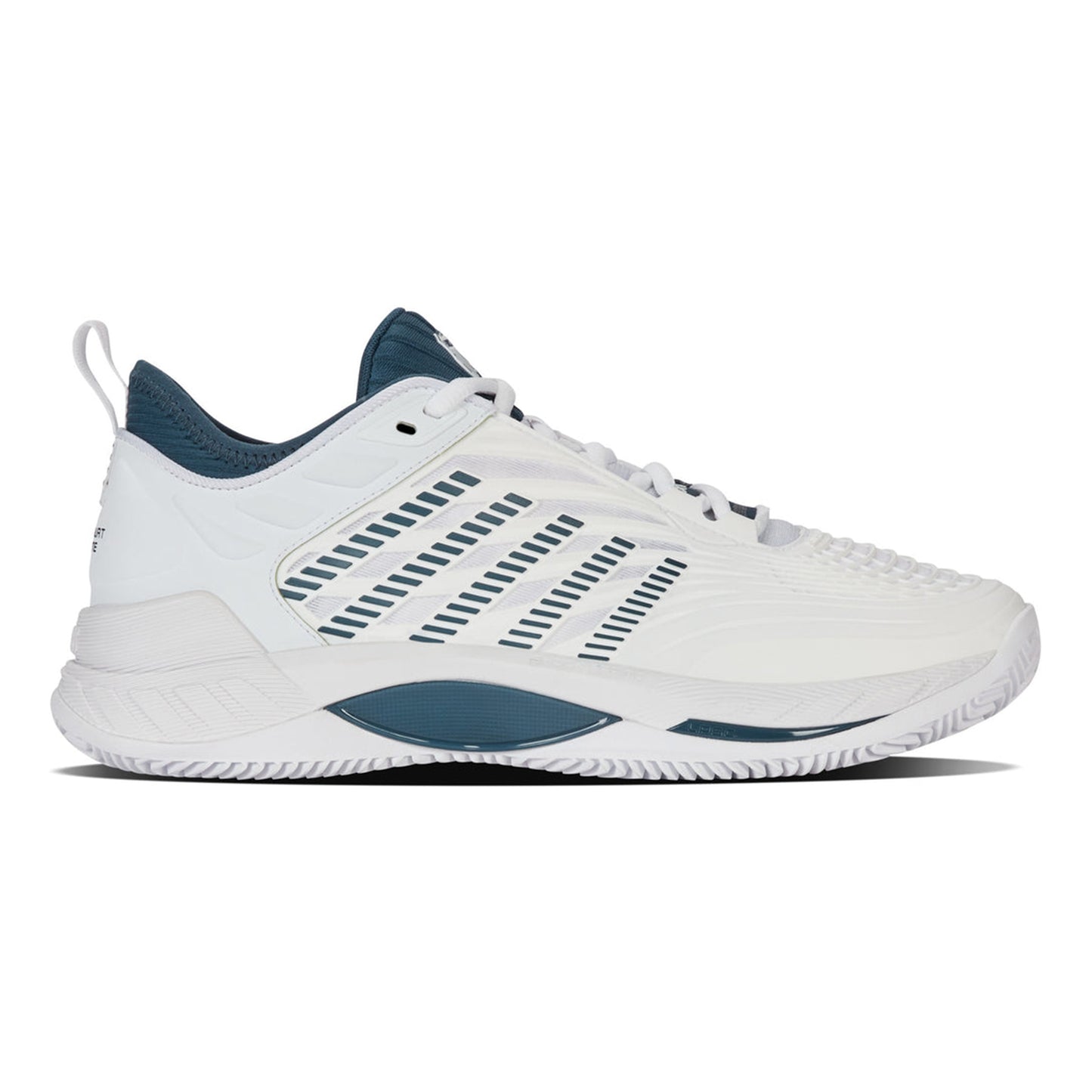 K-Swiss Hypercourt Supreme 2 Sko För Grus Herrar-Vit,Petrol