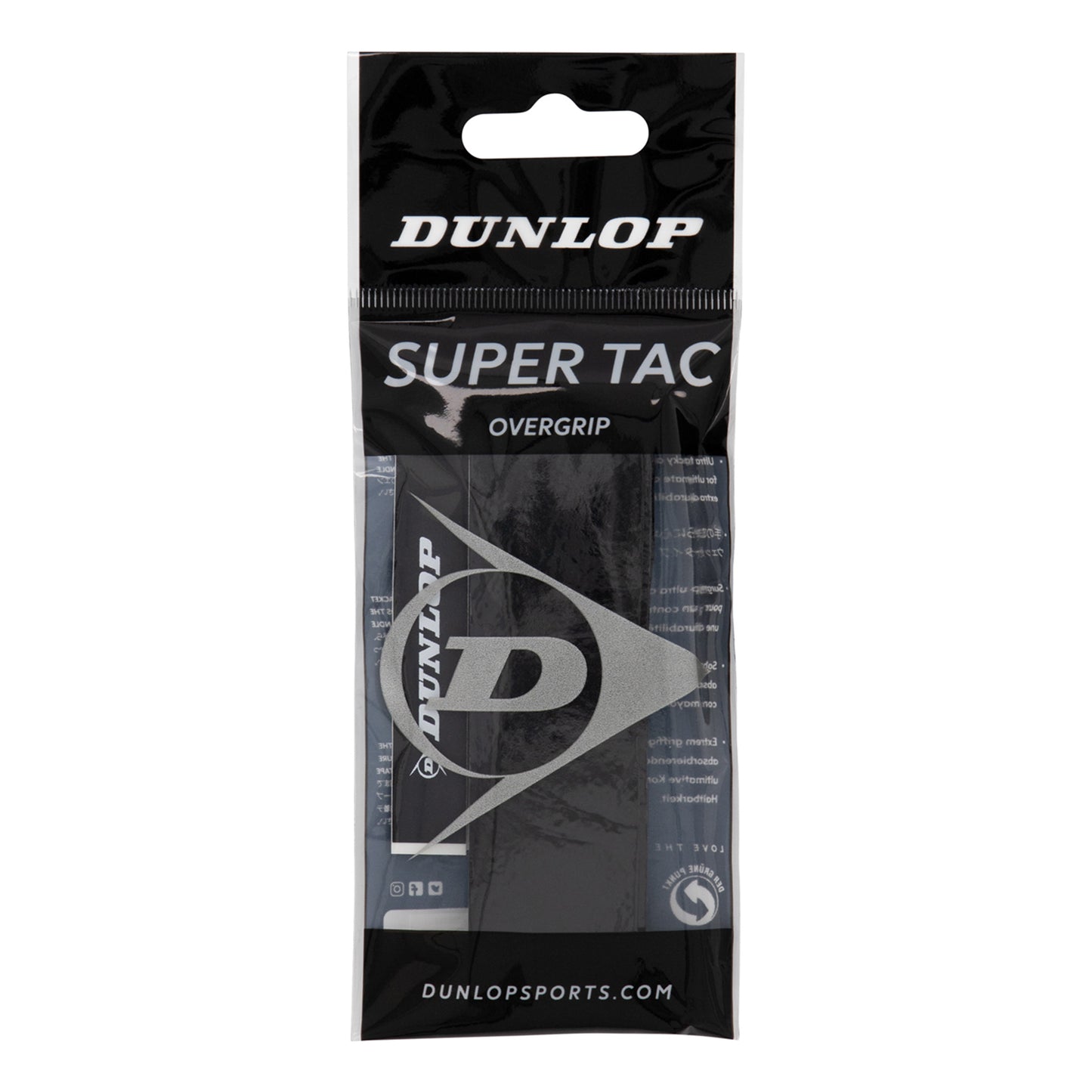 Dunlop Super Tac Enpack-Svart