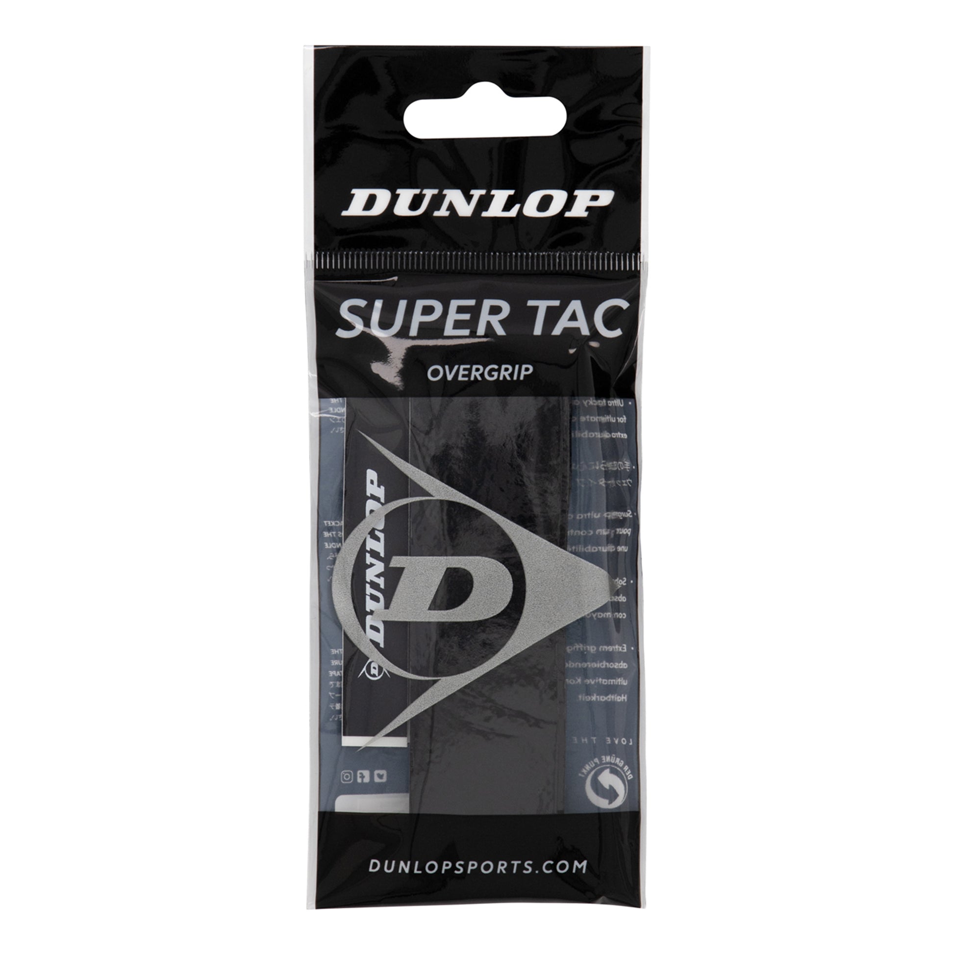 Dunlop Super Tac Enpack-Svart