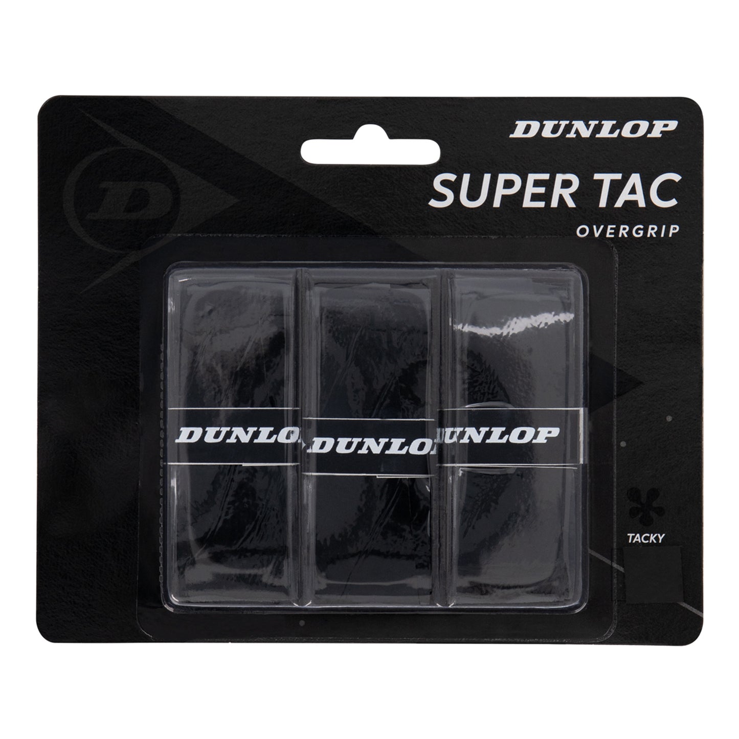Dunlop Super Tac 3-pack - svart