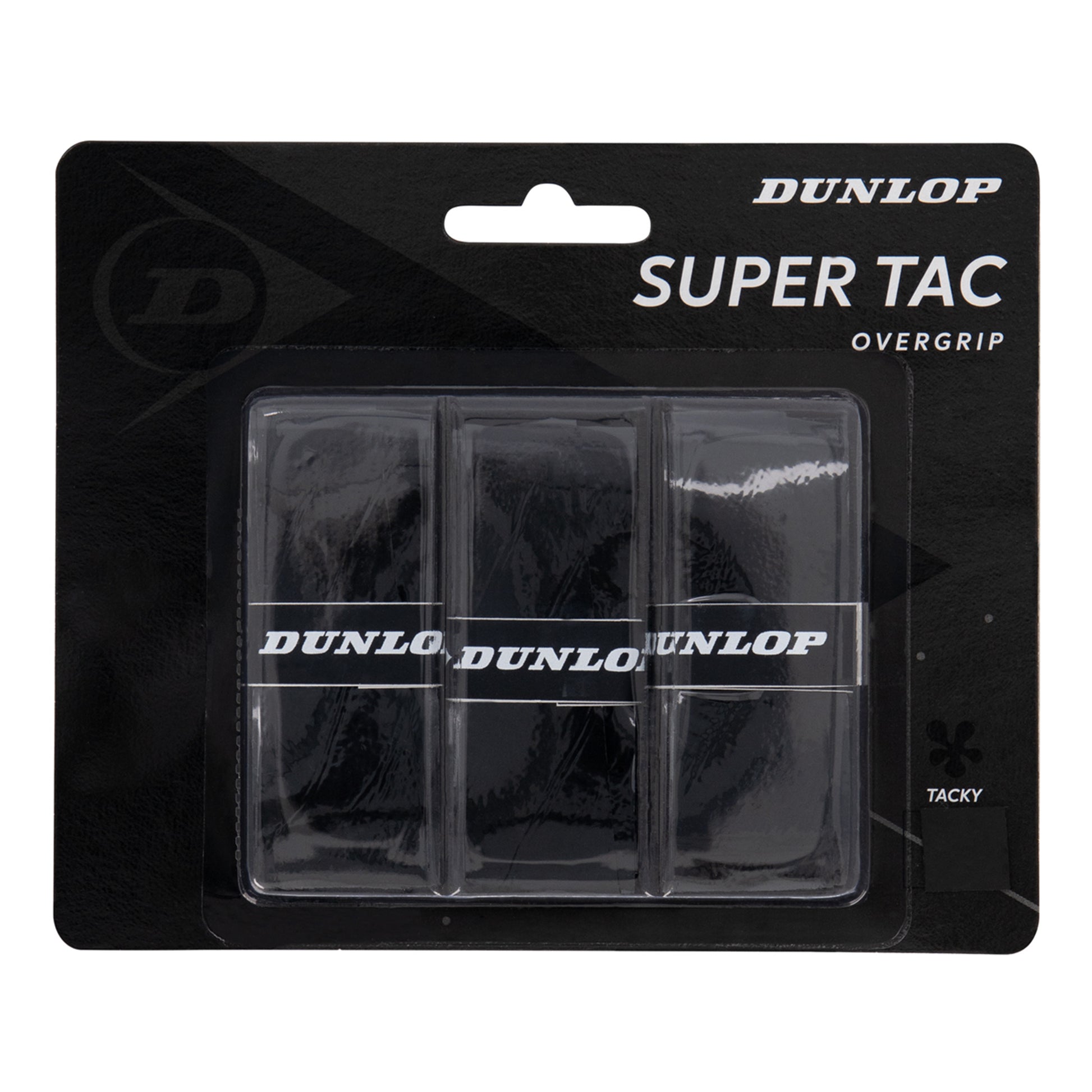 Dunlop Super Tac 3-pack - svart