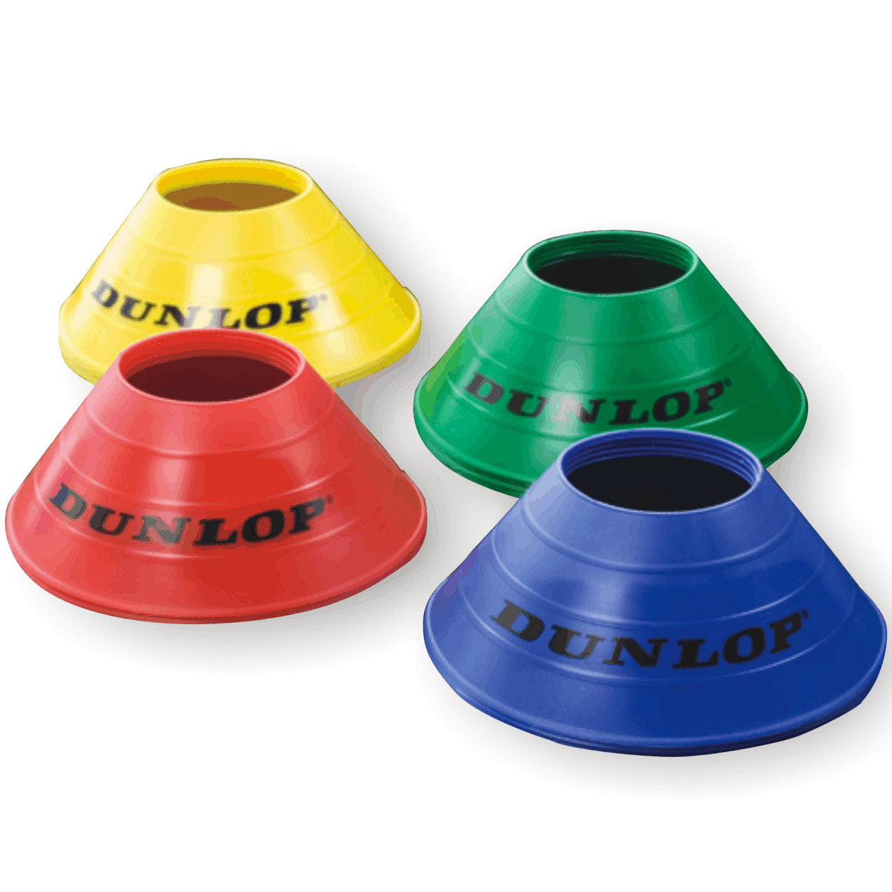 Dunlop Set Markeringskoner 20-pack-Gul,Blå