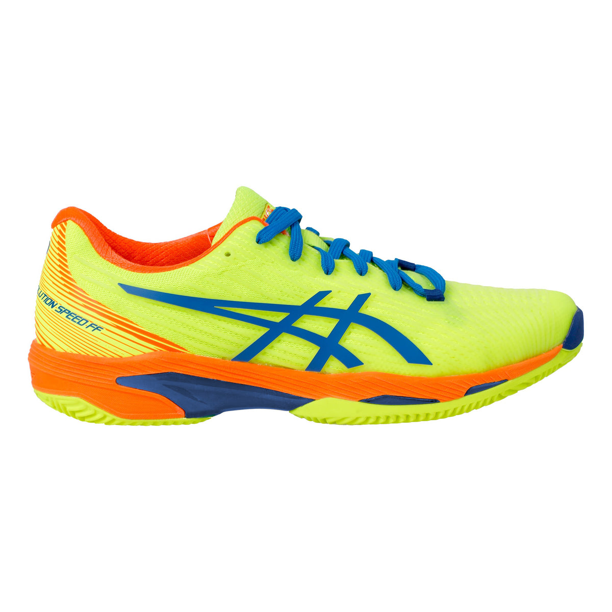 ASICS Solution Speed FF 2 Sko för grus Herrar - neongul, blå