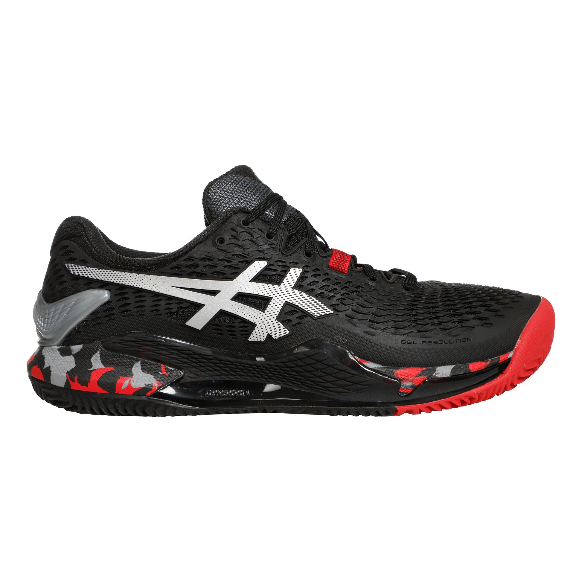 ASICS GEL-Resolution 9 Sko för grus Herrar - svart, silver