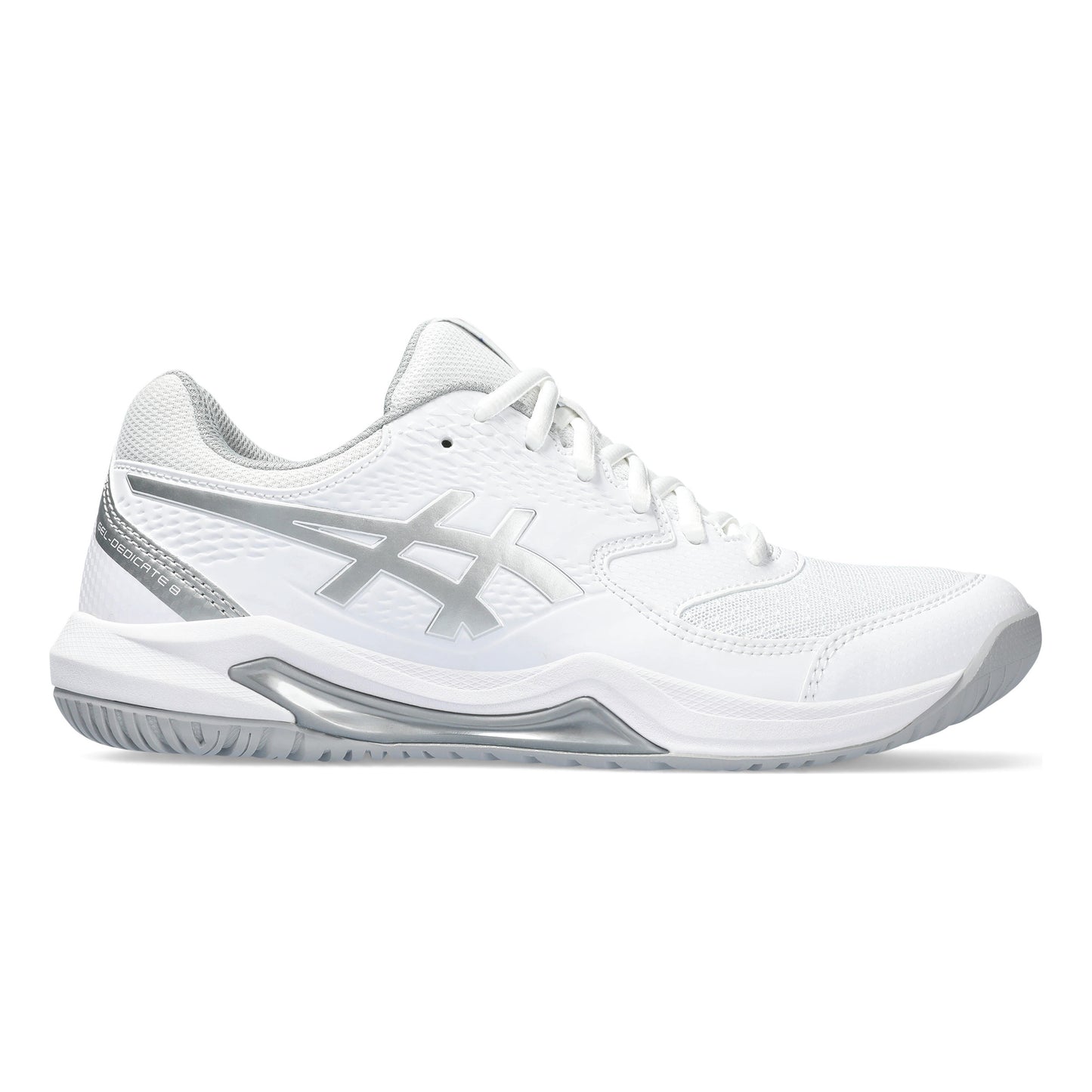 ASICS Gel-Dedicate 8 Allroundsko Damer - vit, silver