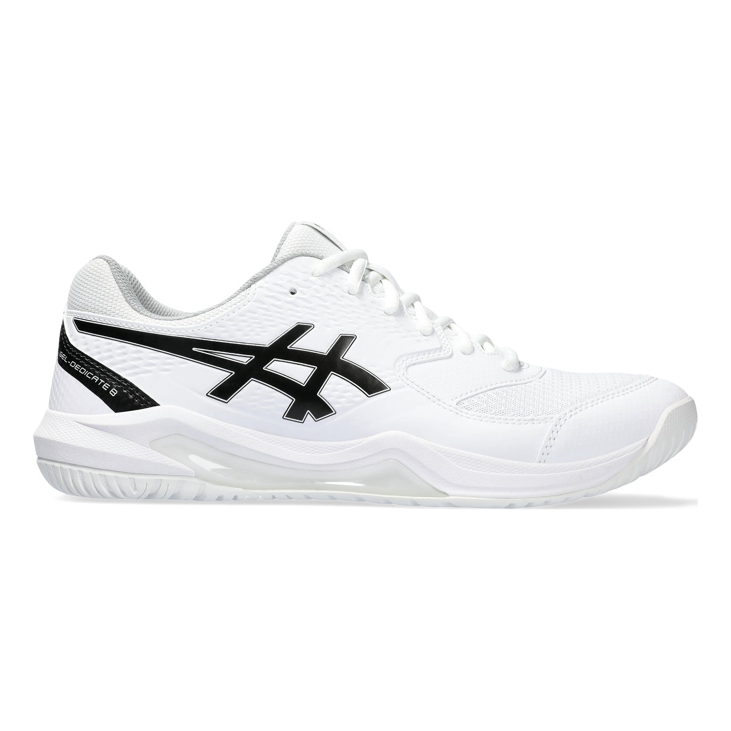 ASICS Gel-Dedicate 8 Allroundsko Herrar - vit, svart