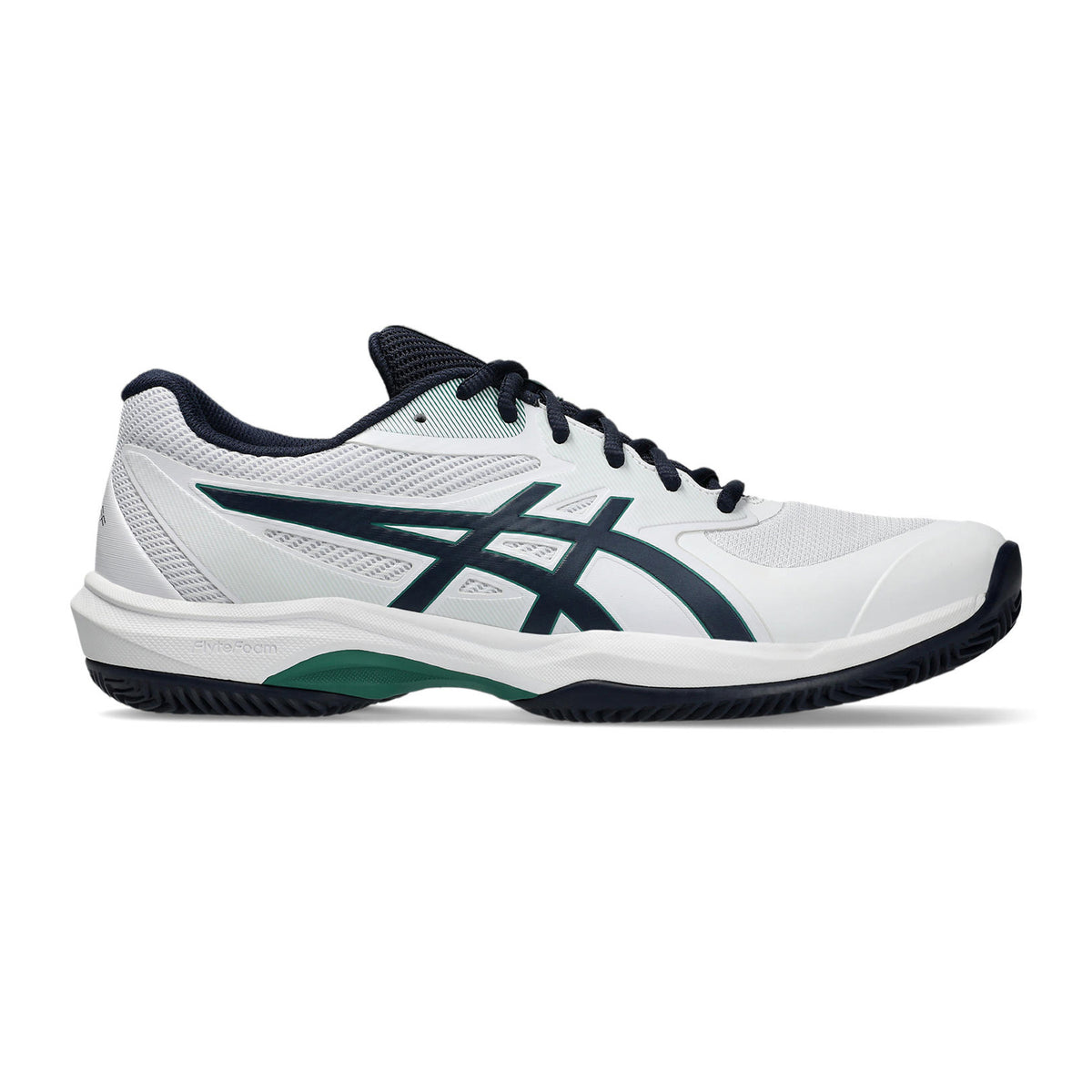 ASICS Game FF/OC Sko för grus Herrar - vit, mörkblå
