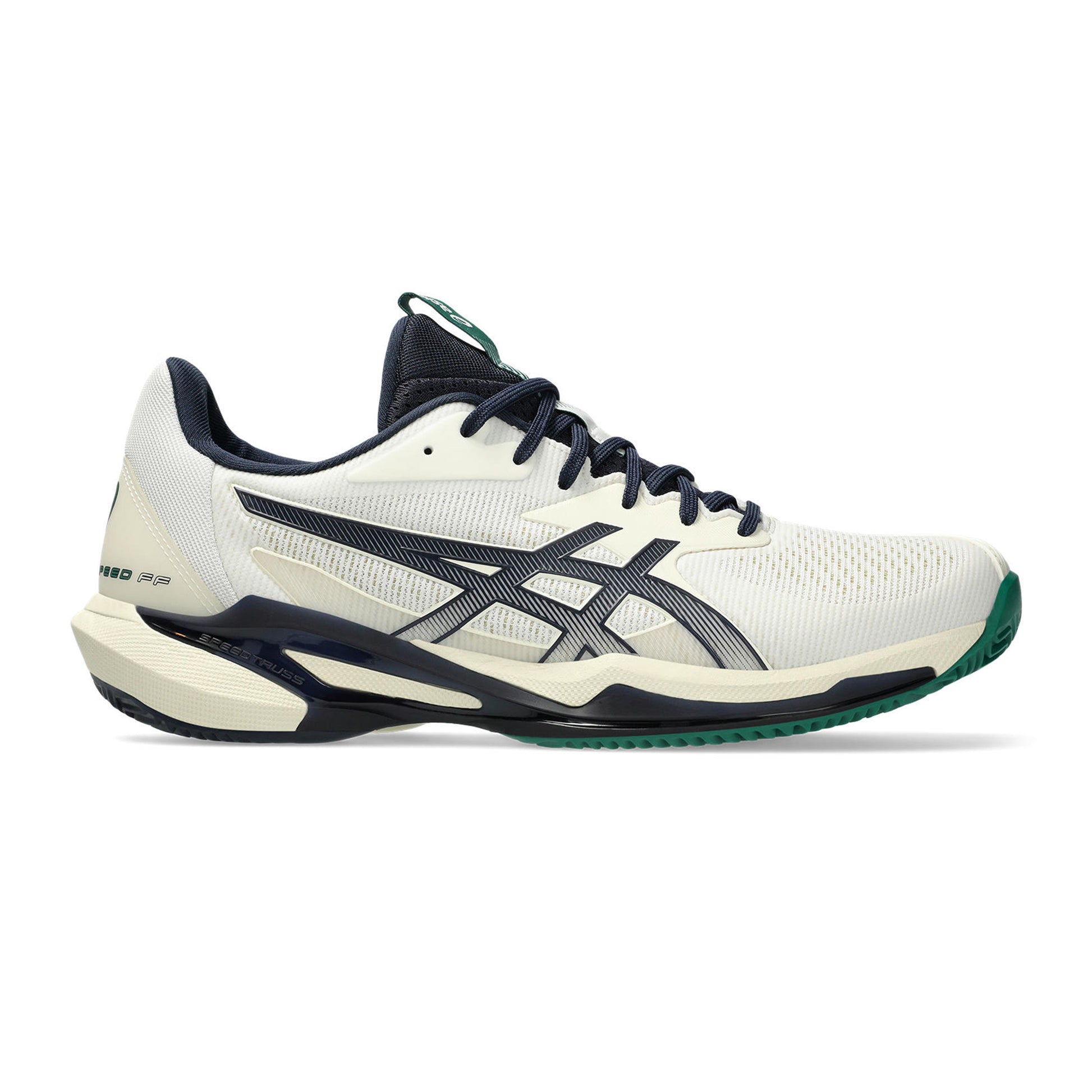 ASICS Solution Speed FF 3 Sko för grus Herrar - creme, mörkblå