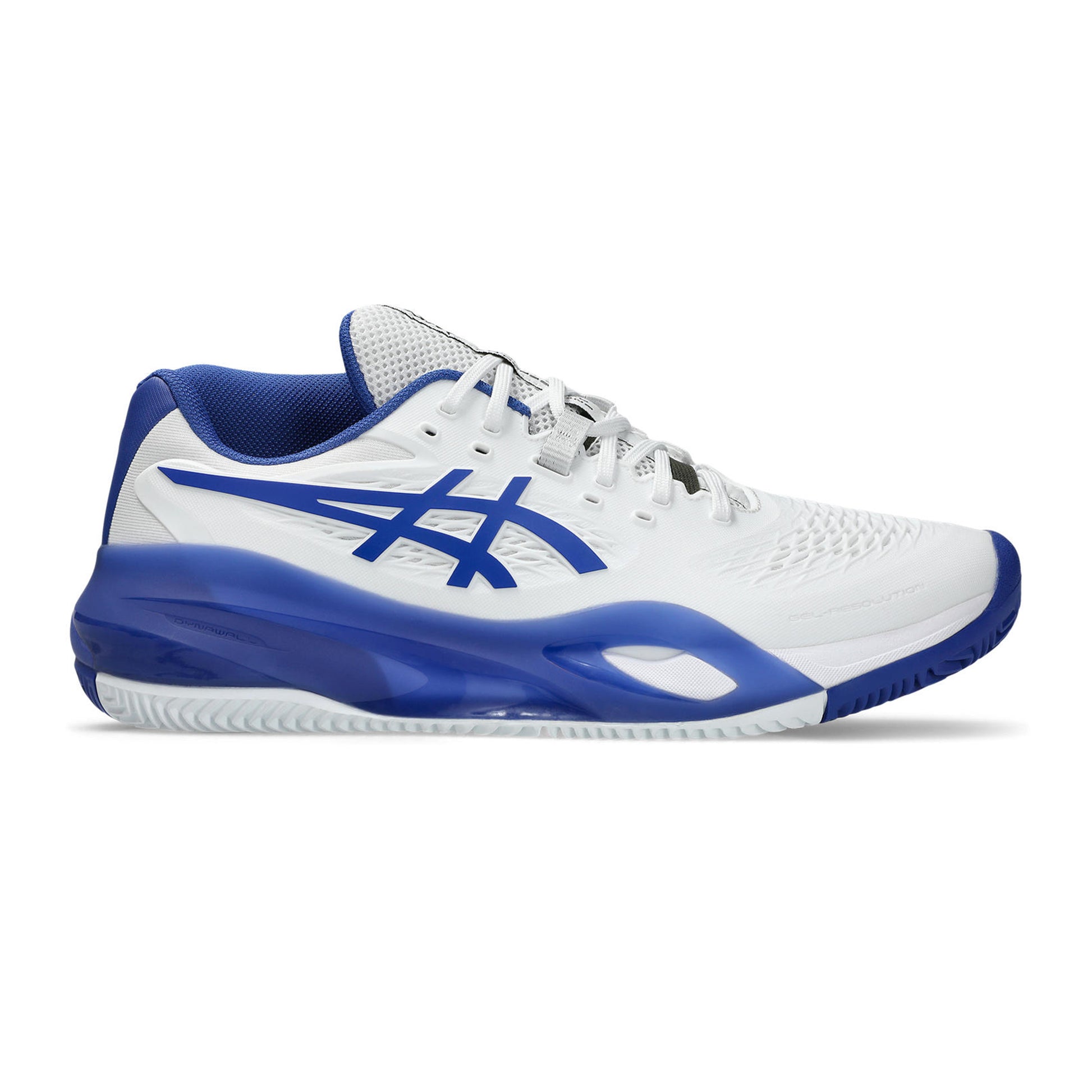ASICS Gel-Resolution X Sko för grus Herrar - vit, mörkblå