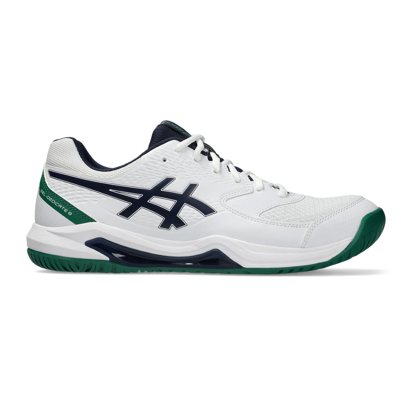 ASICS Gel-Dedicate 8 Allroundsko Herrar - vit, grön