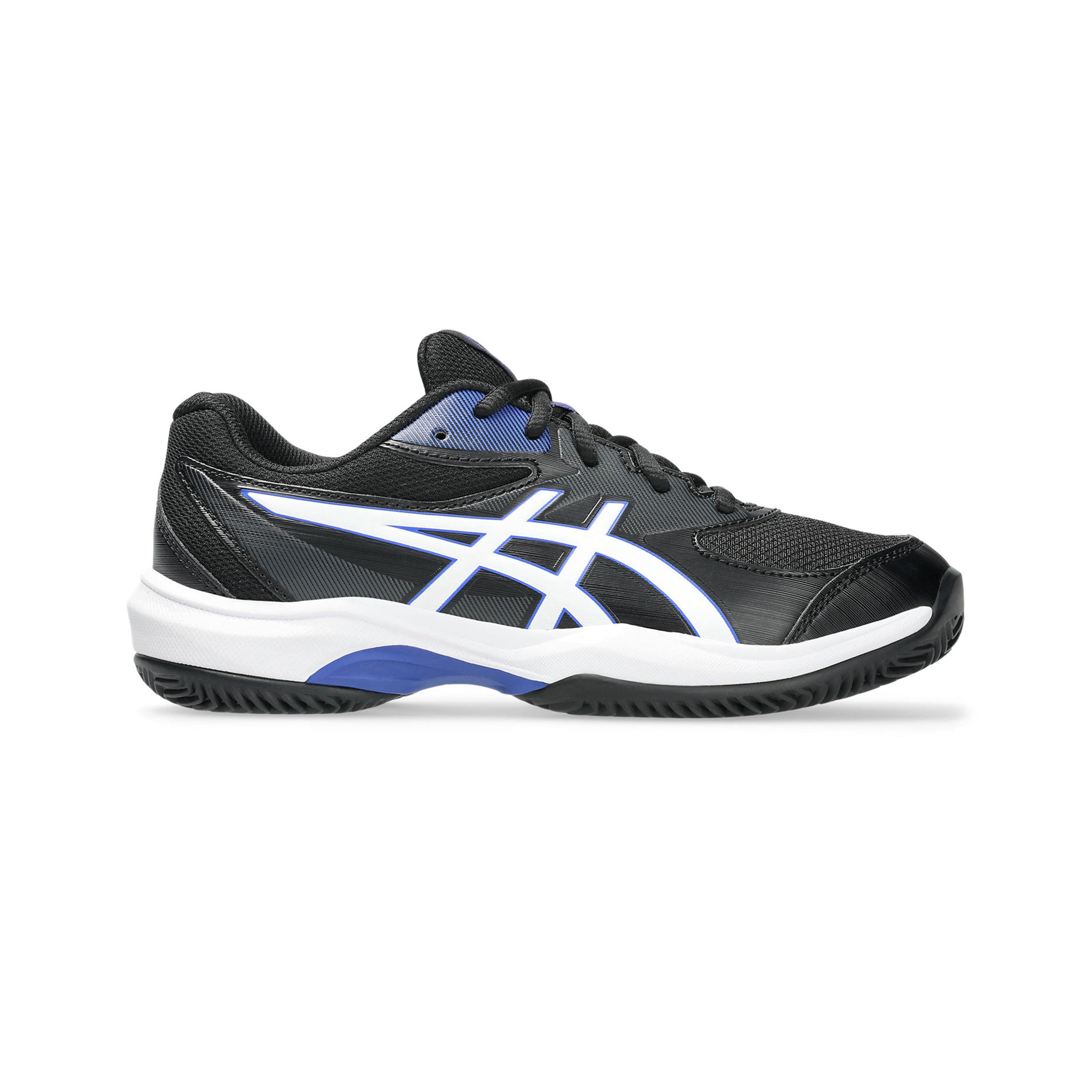 ASICS Gel-Game Gs/OC Sko för grus Barn - svart, vit