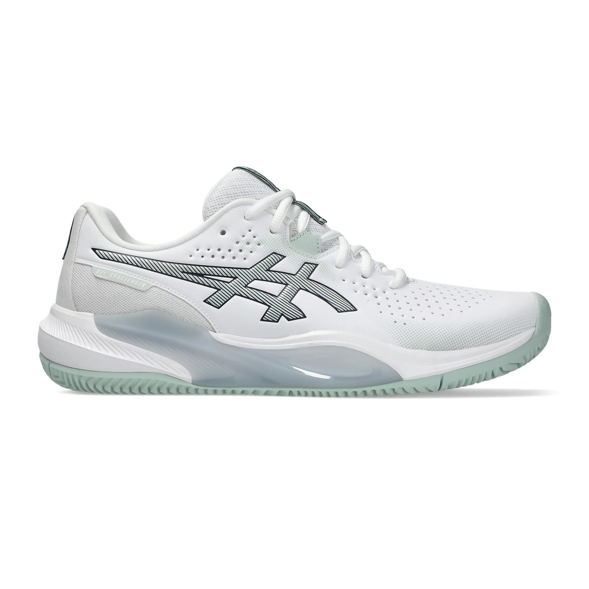 ASICS Gel-Challenger 15 Sko för grus Herrar - vit, blågrå