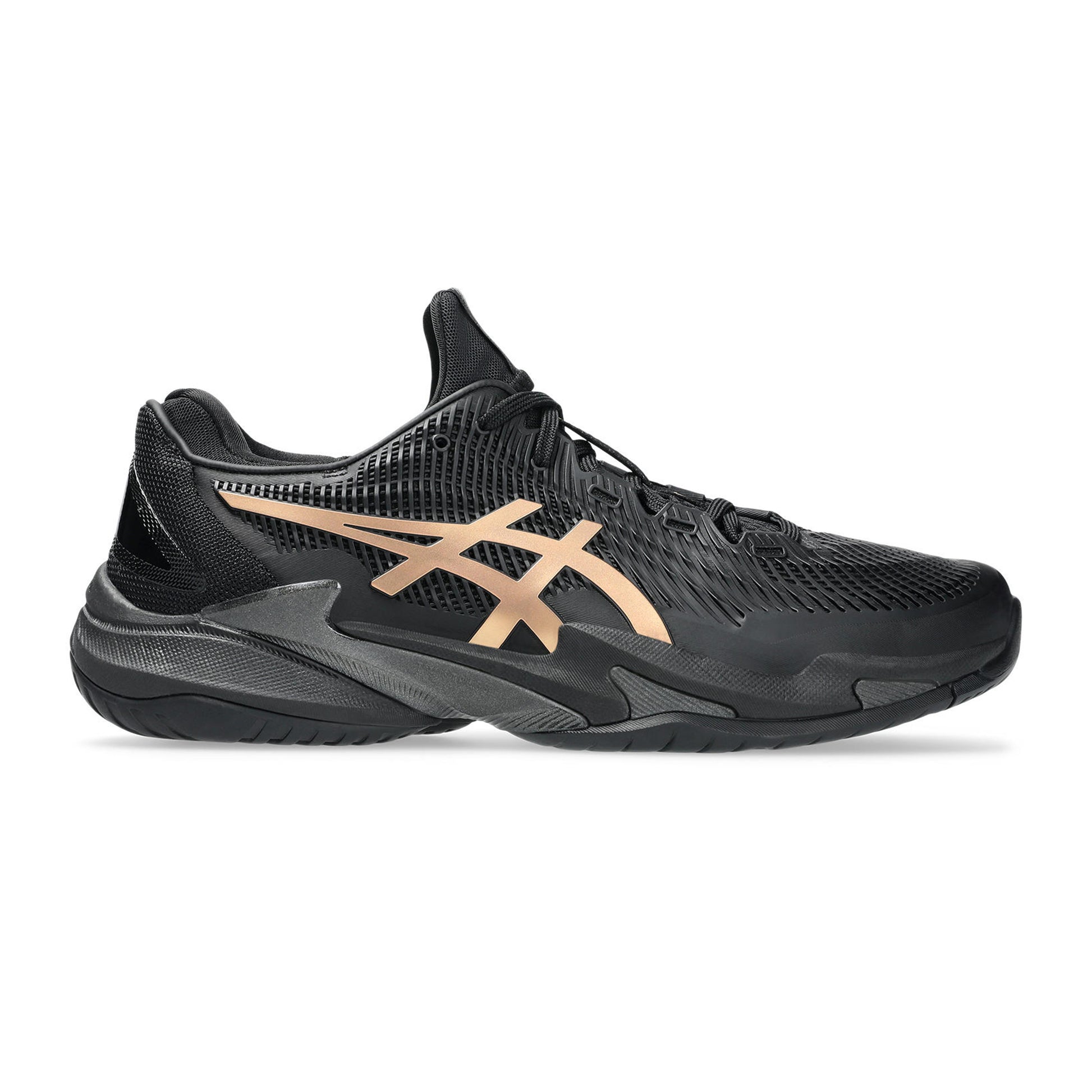 ASICS Court FF 3 Novak Night Energy Allroundsko Herrar - svart, guld