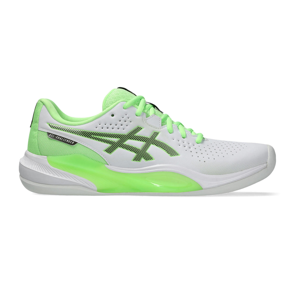 ASICS Gel-Challenger 15 Inomhussko Herrar - vit, neongrön