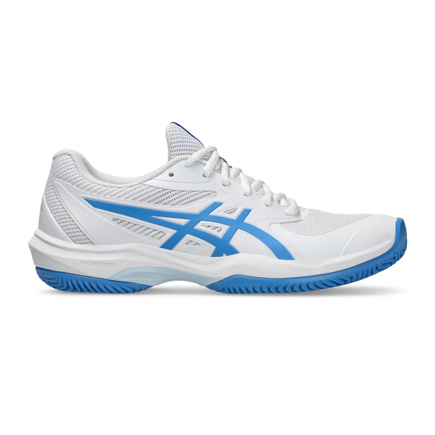 ASICS Game FF Sko för grus Damer - vit, blå