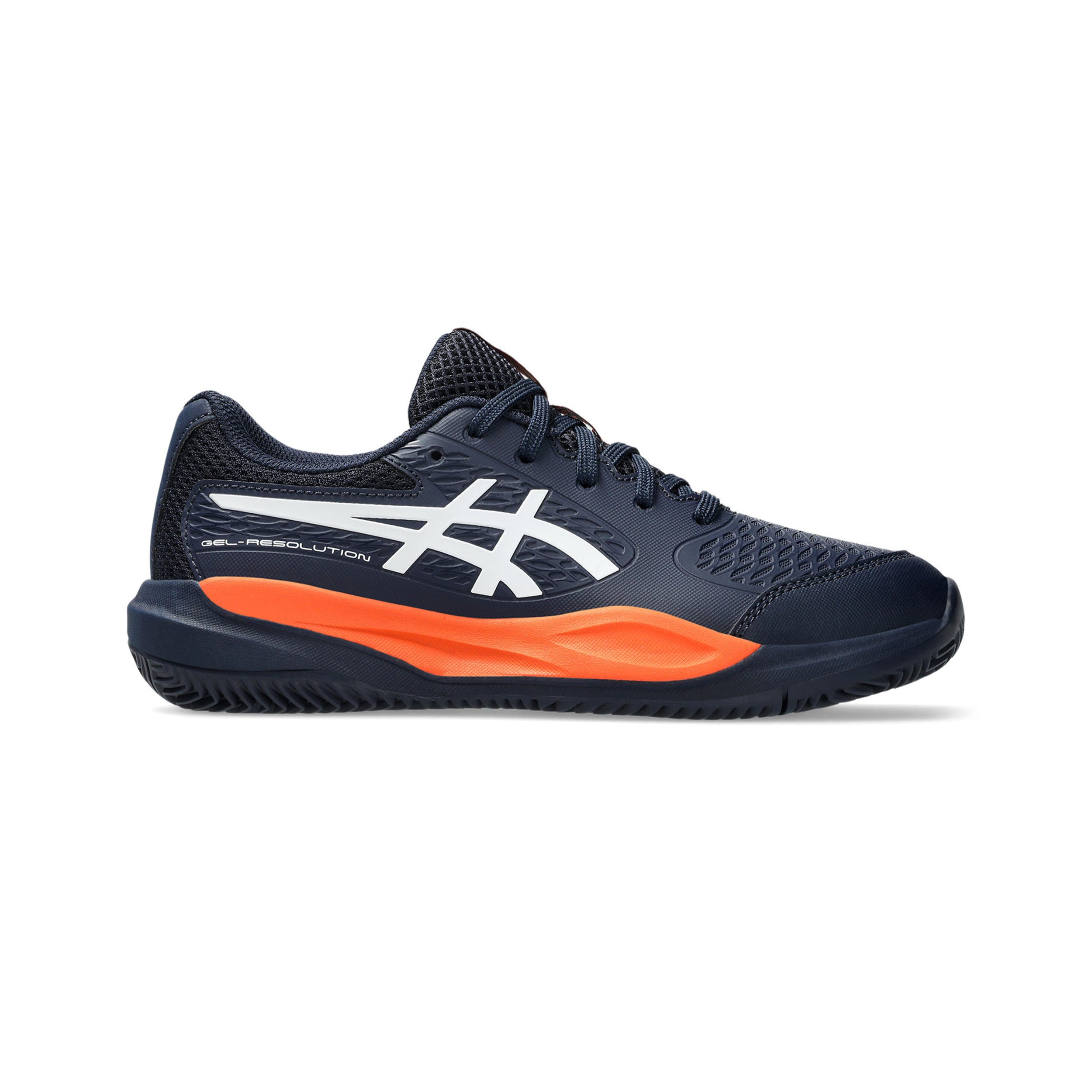 ASICS Gel-Resolution X Sko för grus Barn - mörkblå, vit