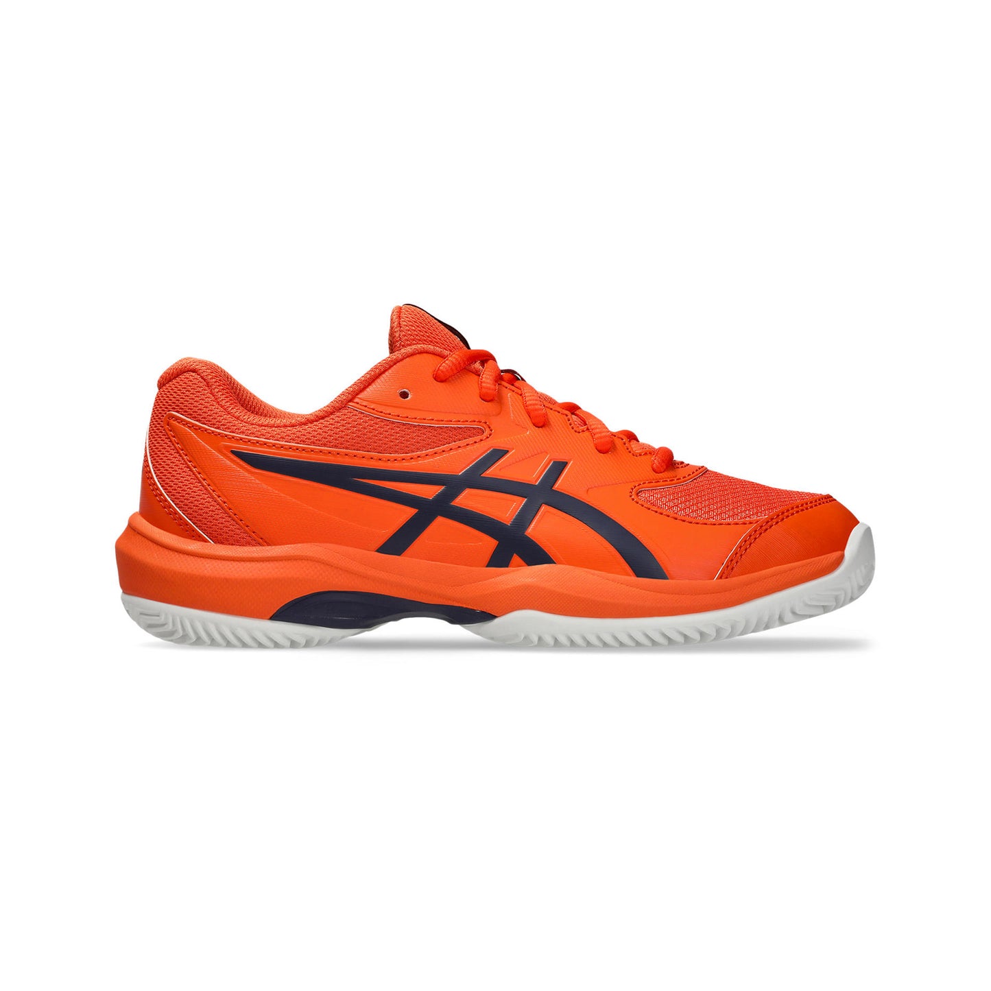 ASICS Gel-Game Gs/OC Sko för grus Barn - orange, mörkblå