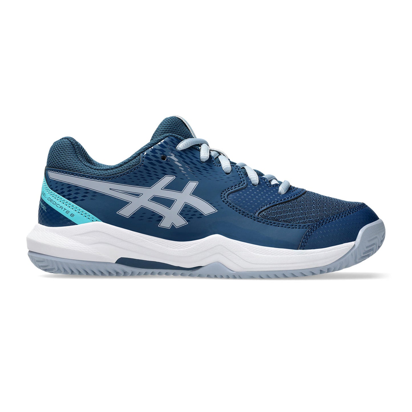 ASICS GEL-DEDICATE 8 PADEL GS Padelsko Barn-petrol, blågrå