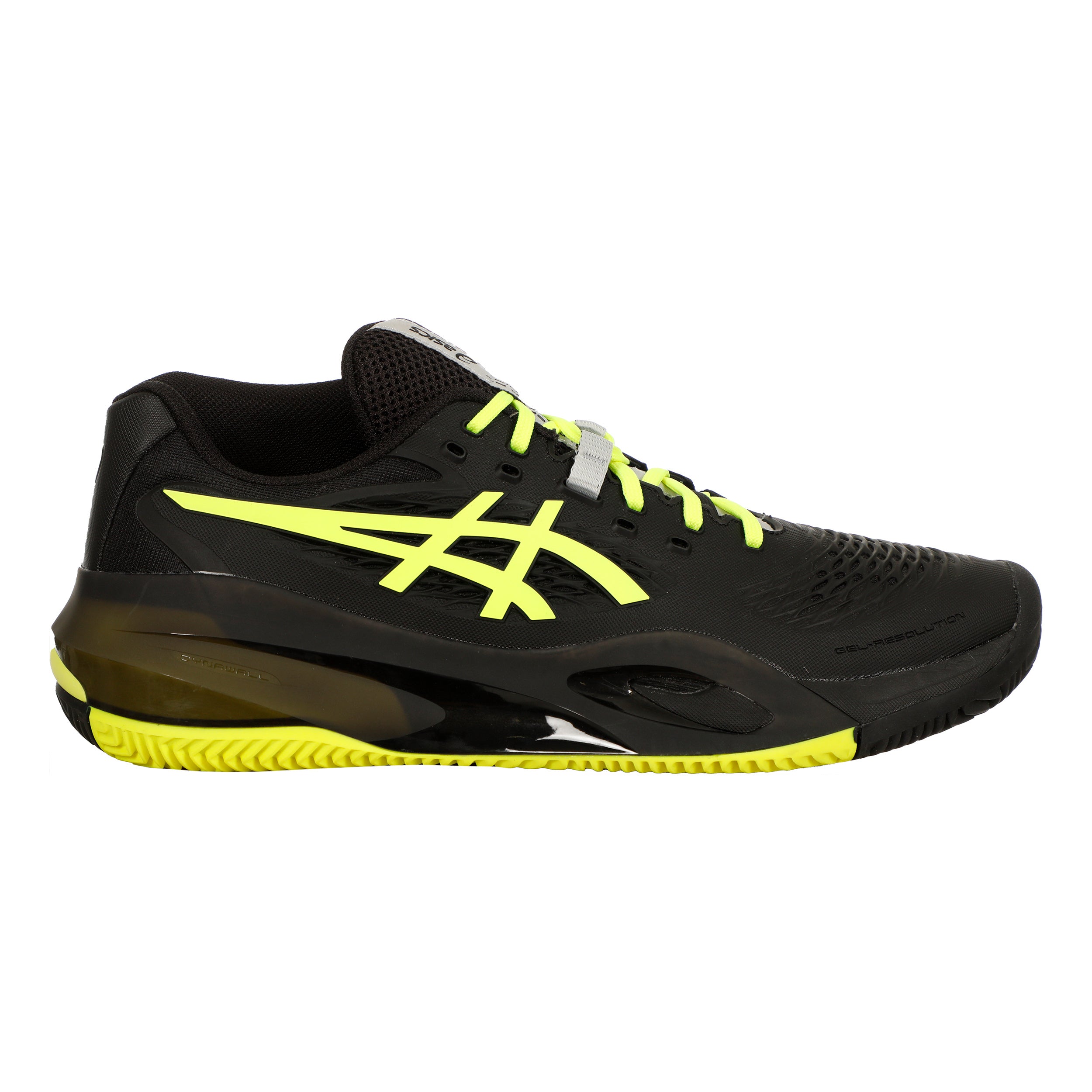 ASICS Gel-Resolution X Sko för grus Herrar - svart, neongul
