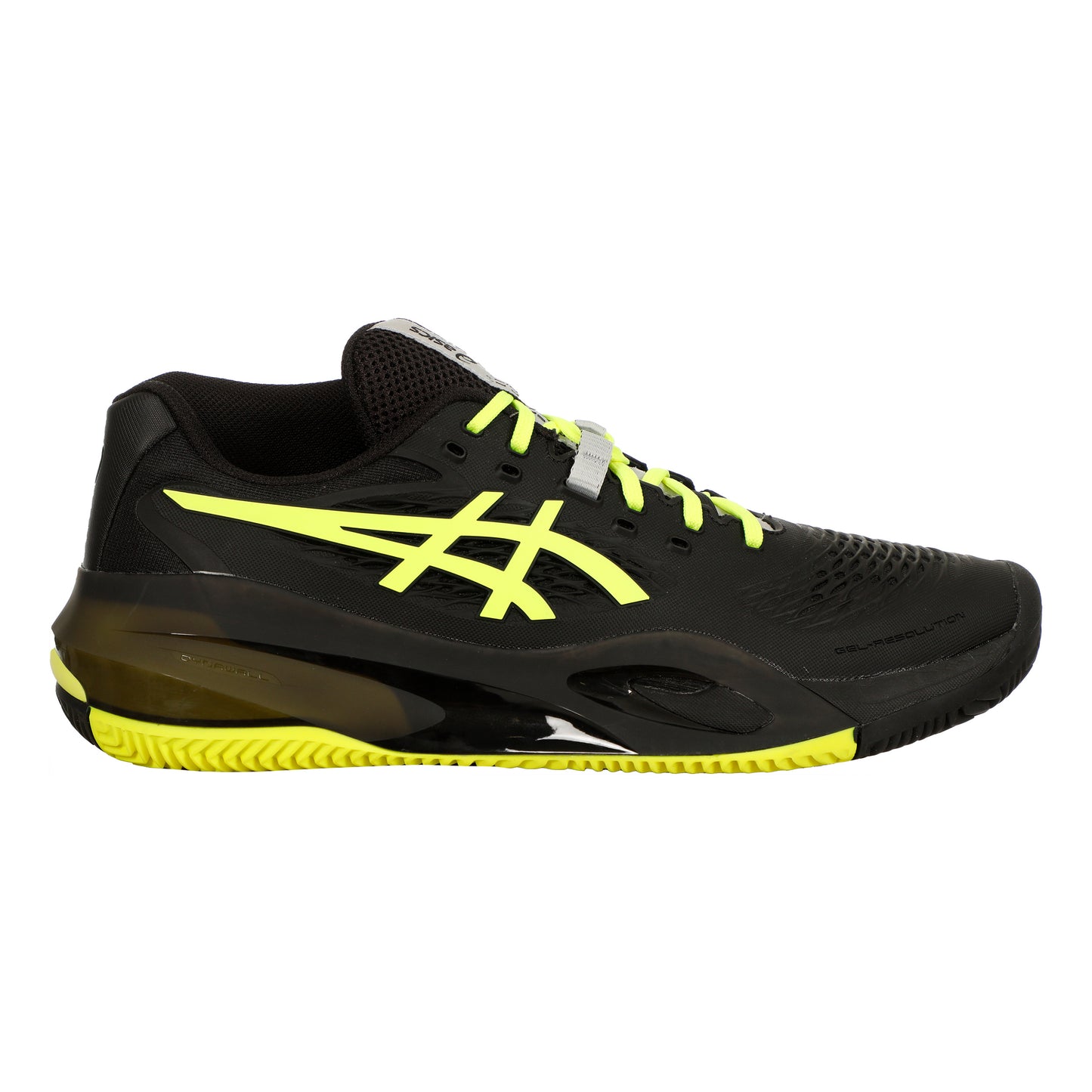 ASICS Gel-Resolution X Sko för grus Herrar - svart, neongul