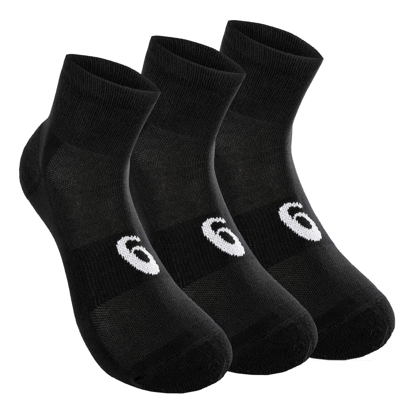 ASICS Quarter Sportstrumpor 3-pack-Svart,Vit
