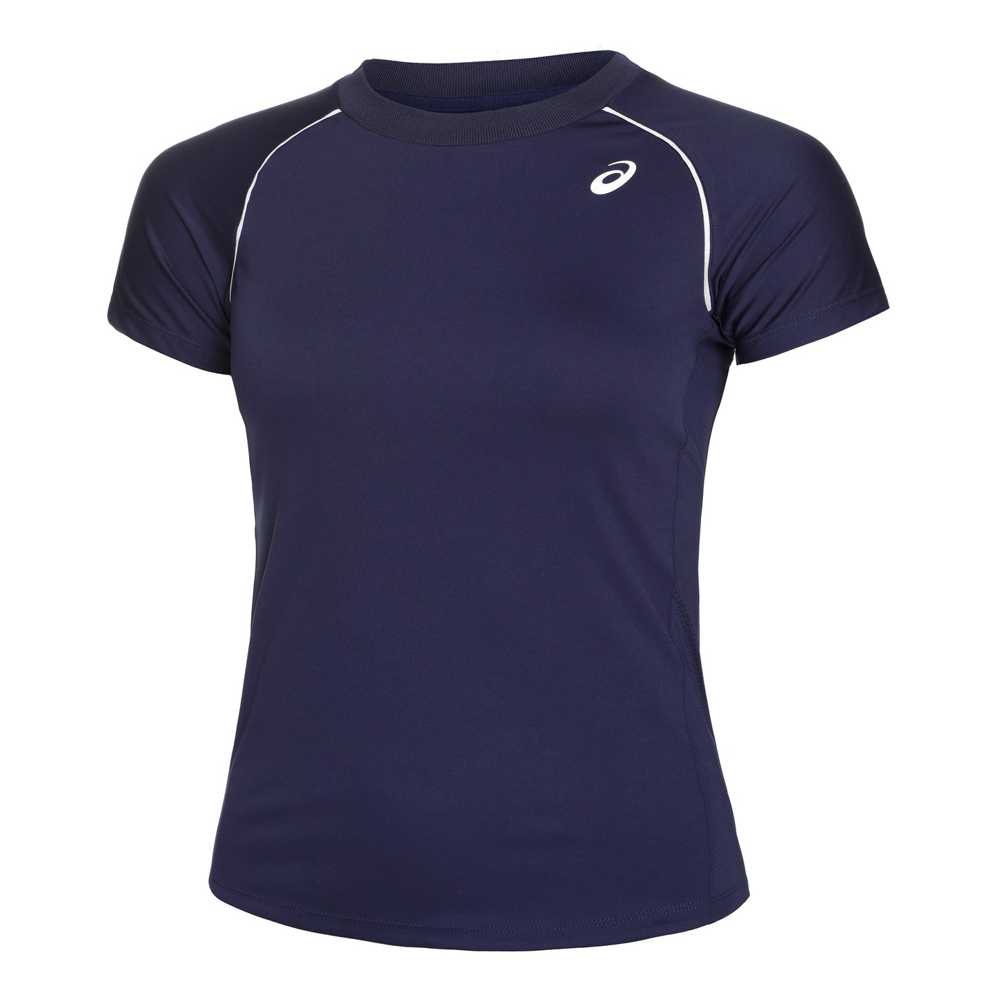 ASICS Piping T-shirt Damer - mörkblå, vit
