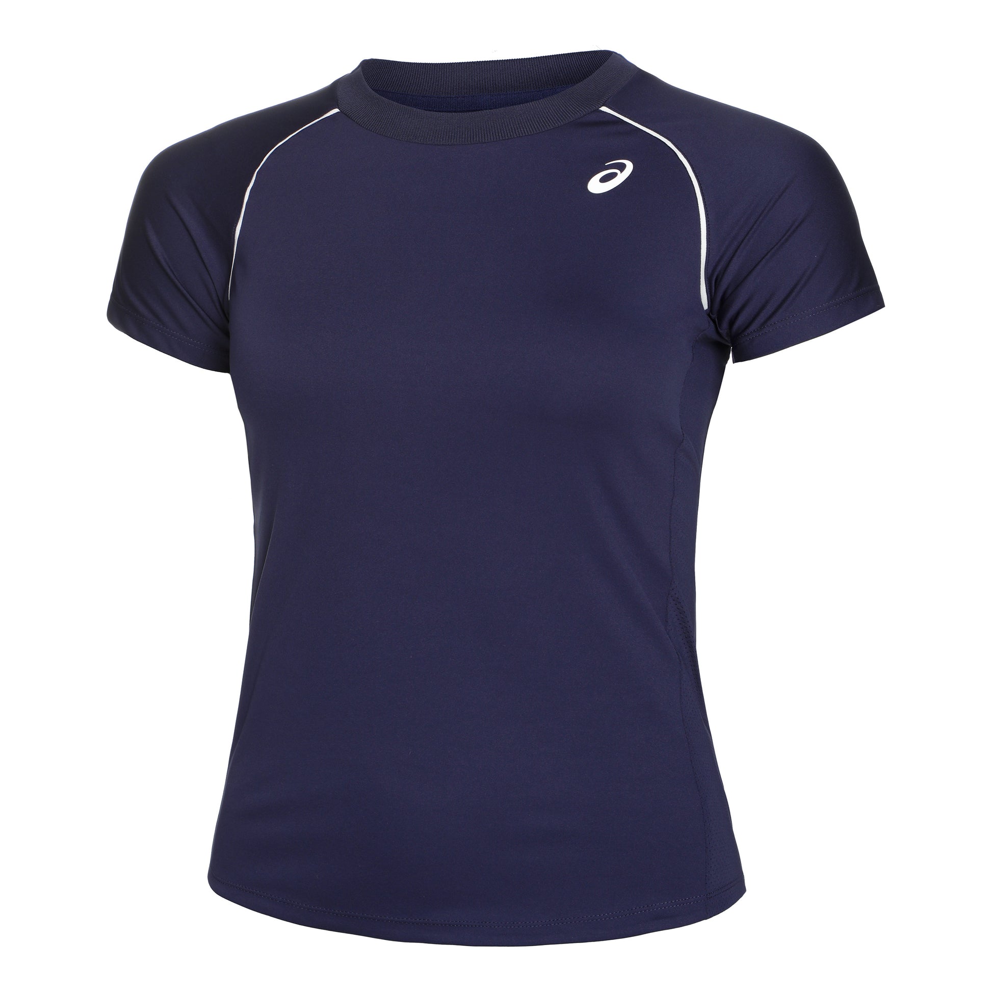 ASICS Piping T-shirt Damer - mörkblå, vit