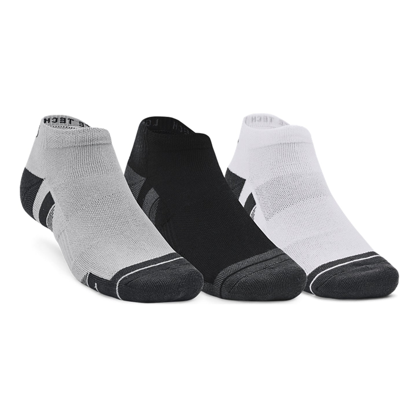 Under Armour Performance Tech Low Tennisstrumpor 3-pack-Grå,Flerfärgad
