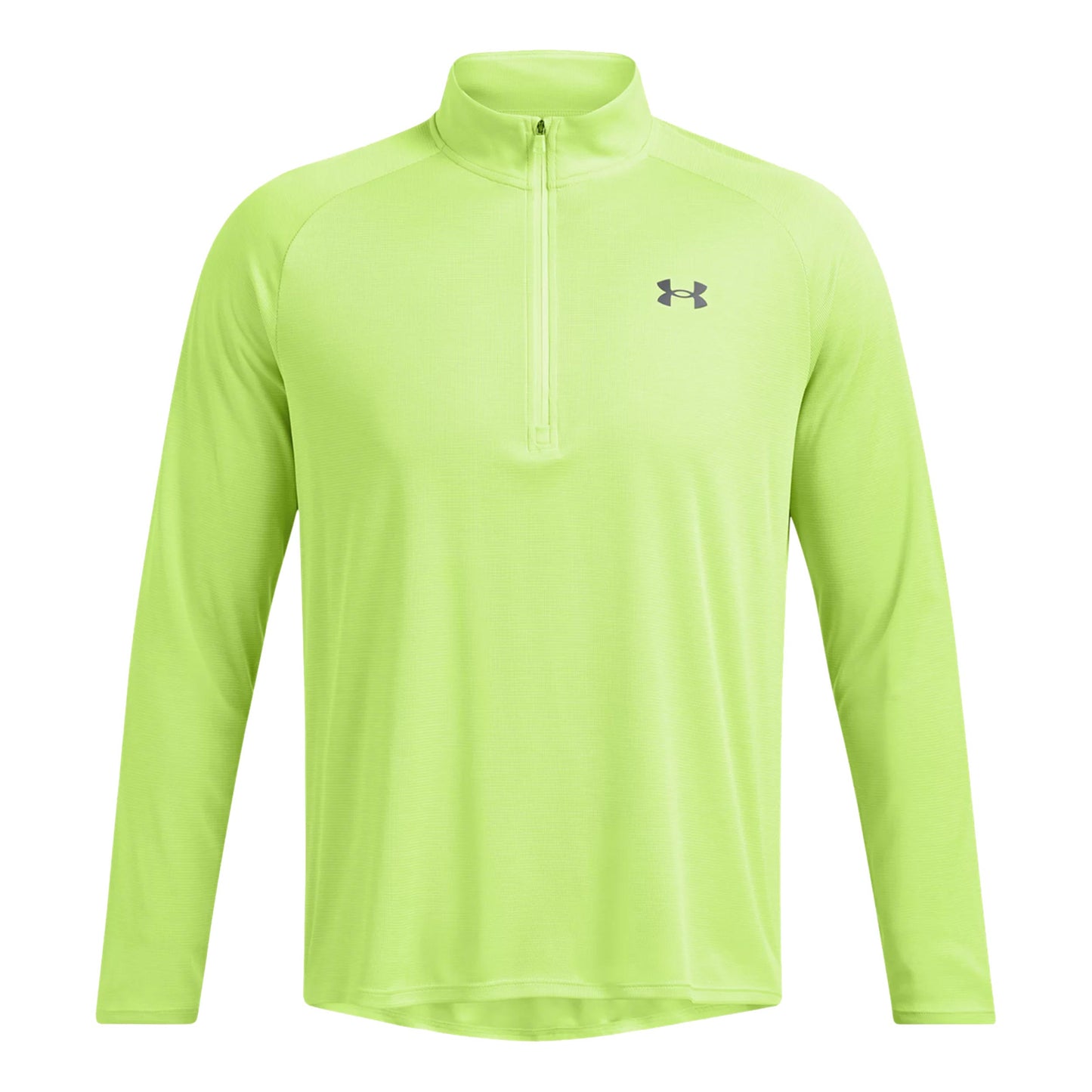 Under Armour Tech Textured Half-Zip Långärmat Herrar - neongrön,