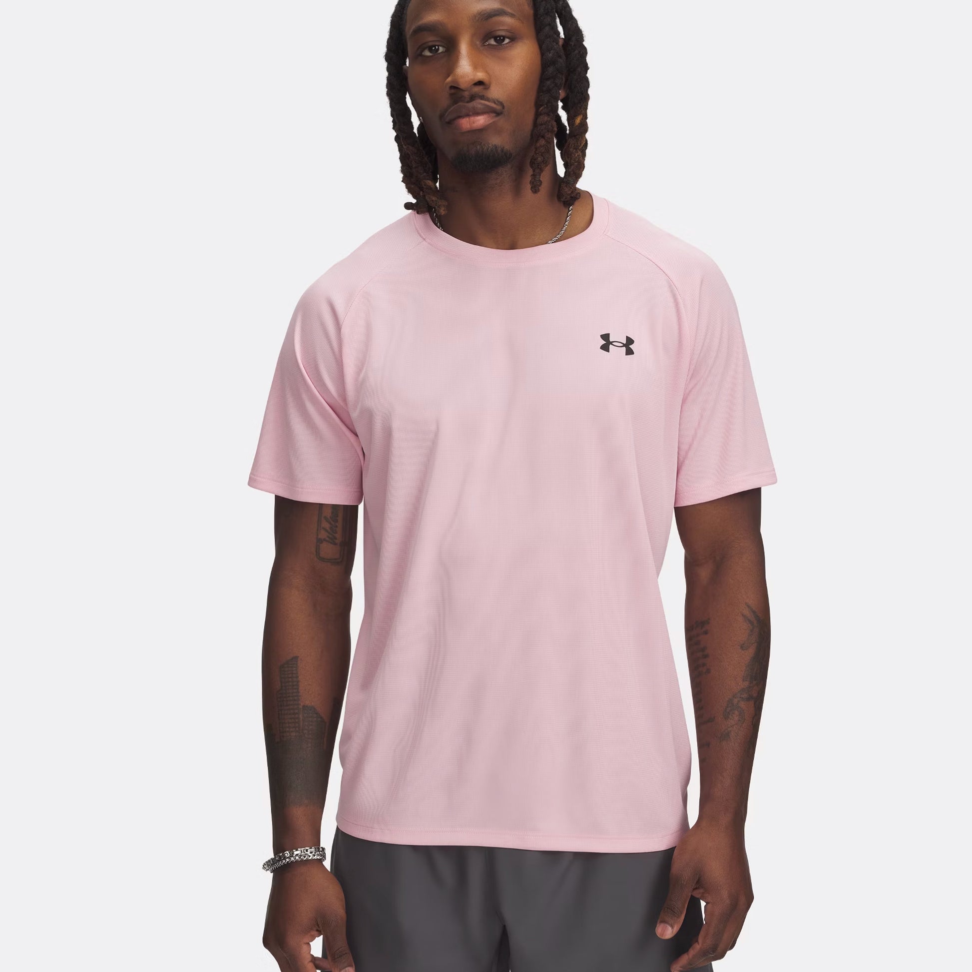Under Armour Tech Textured T-shirt Herrar - rosa,
