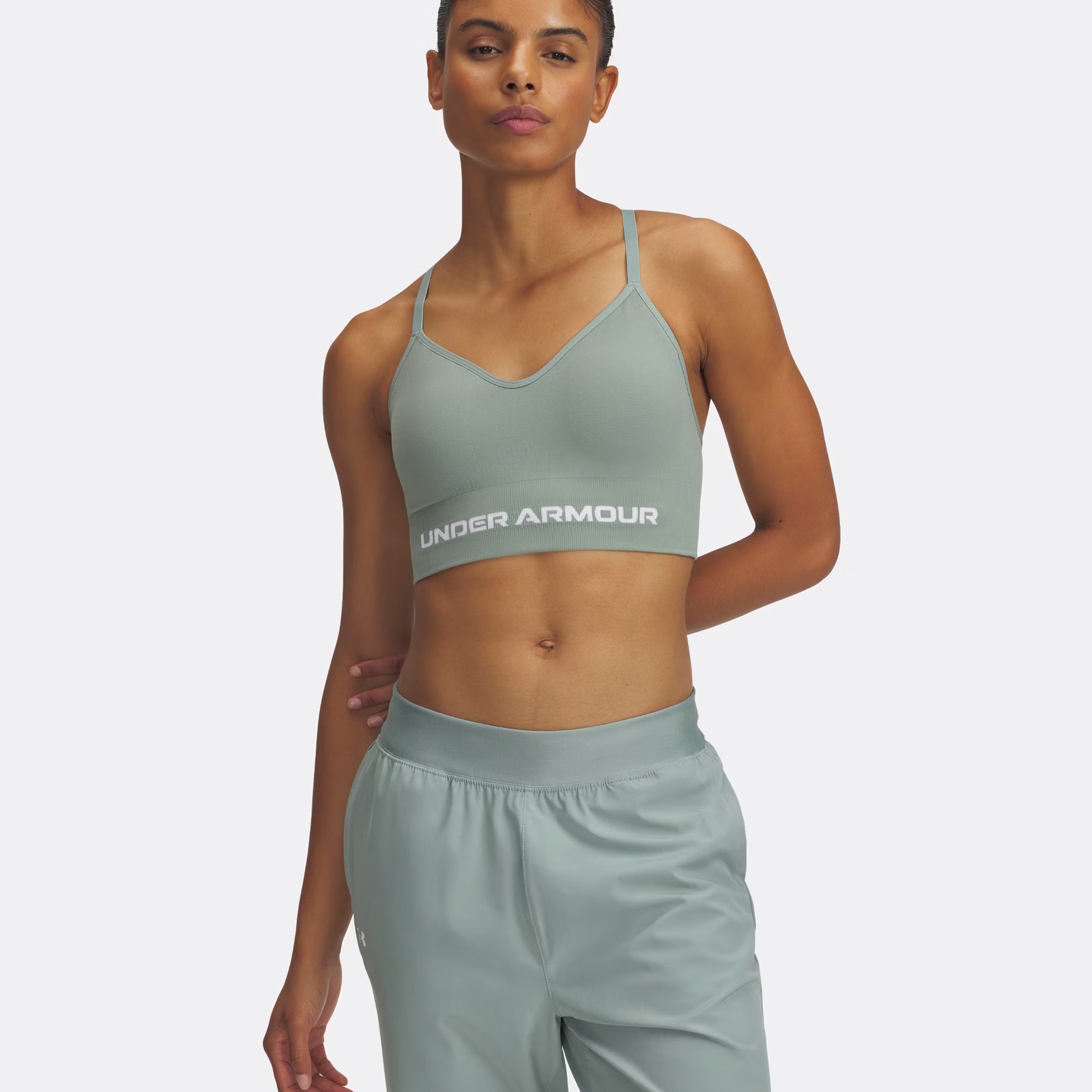 Under Armour Vanisheamle Low Sport-behå Damer - grön,