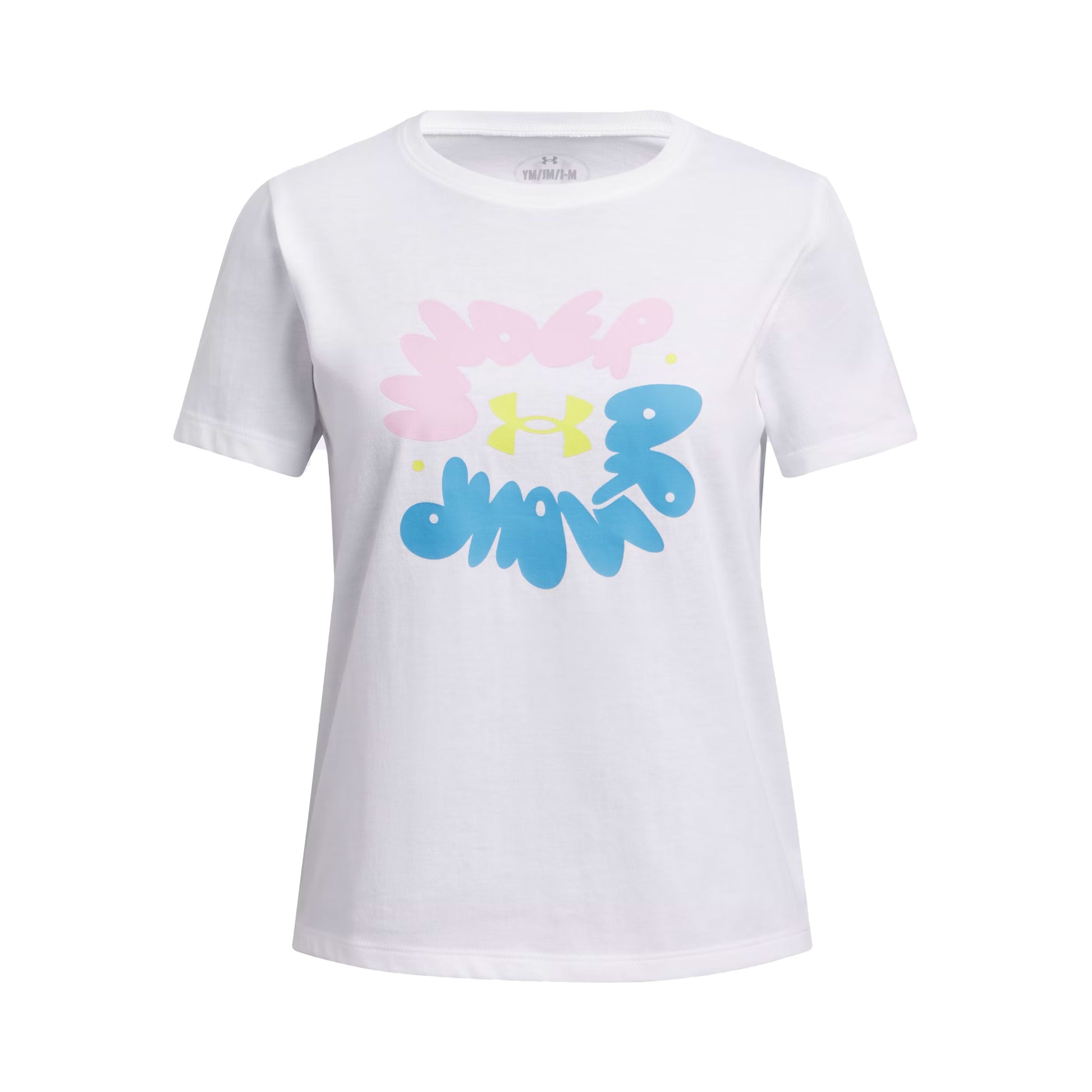 Under Armour Bubble T-shirt Flickor-Vit