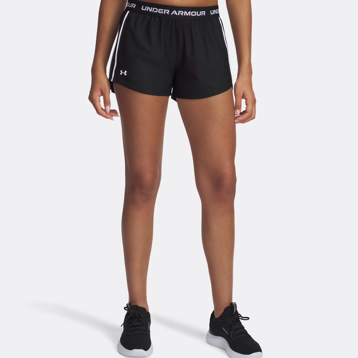 Under Armour Tech Play Up Bollshorts Damer-Svart,Vit