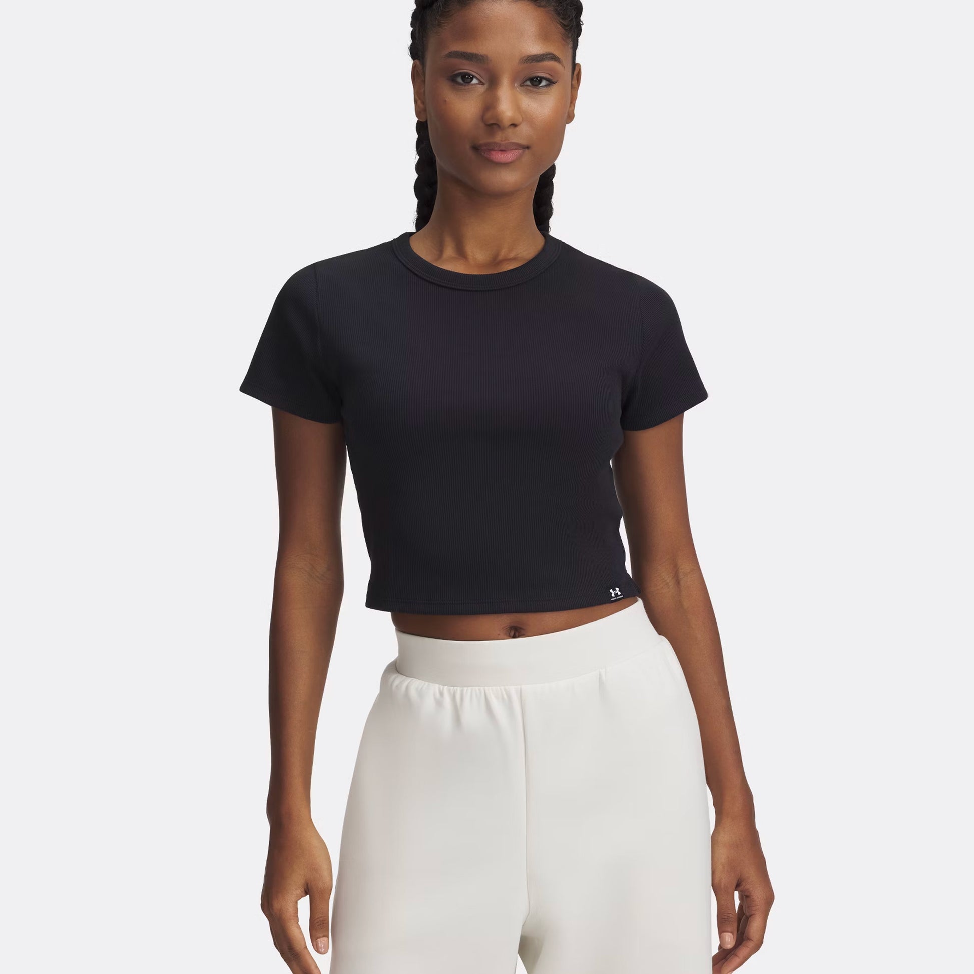 Under Armour Rival Rib T-shirt Damer-Svart