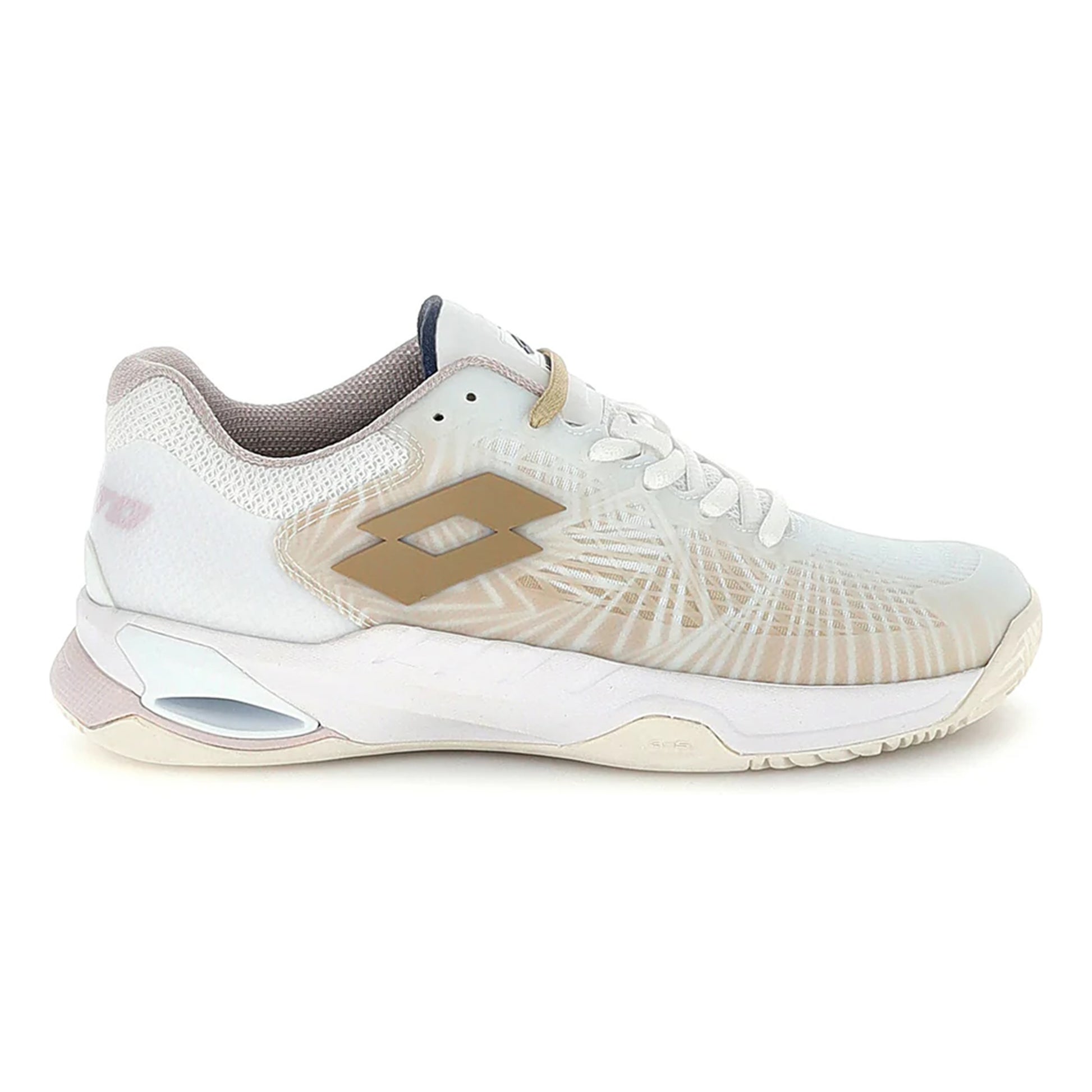 Lotto Mirage 100 II Sko för grus Damer-vit, beige