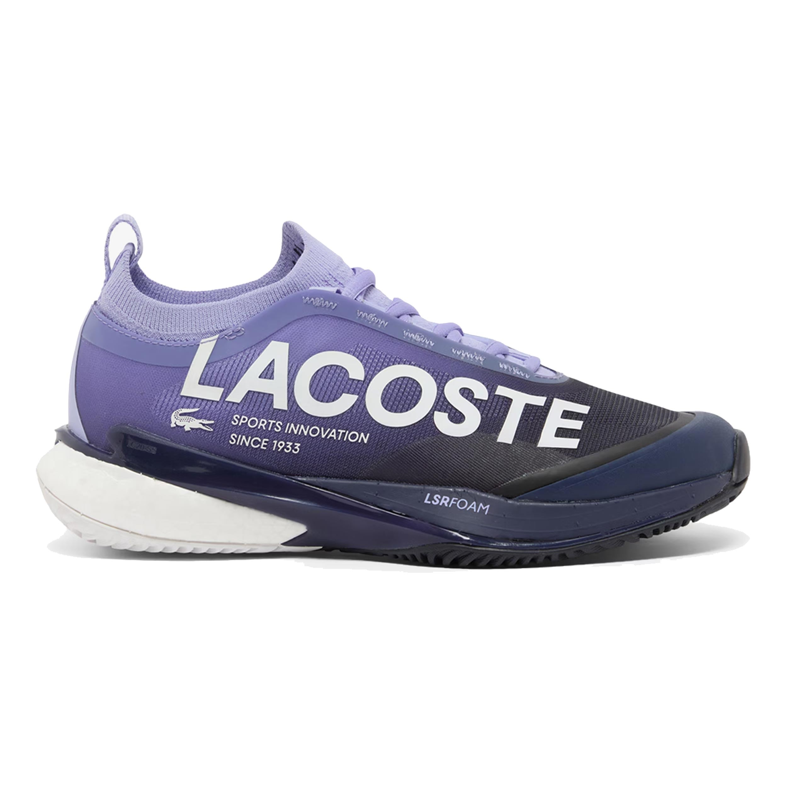 Lacoste AG-LT Lite Sko För Grus Damer-Lila,Mörkblå