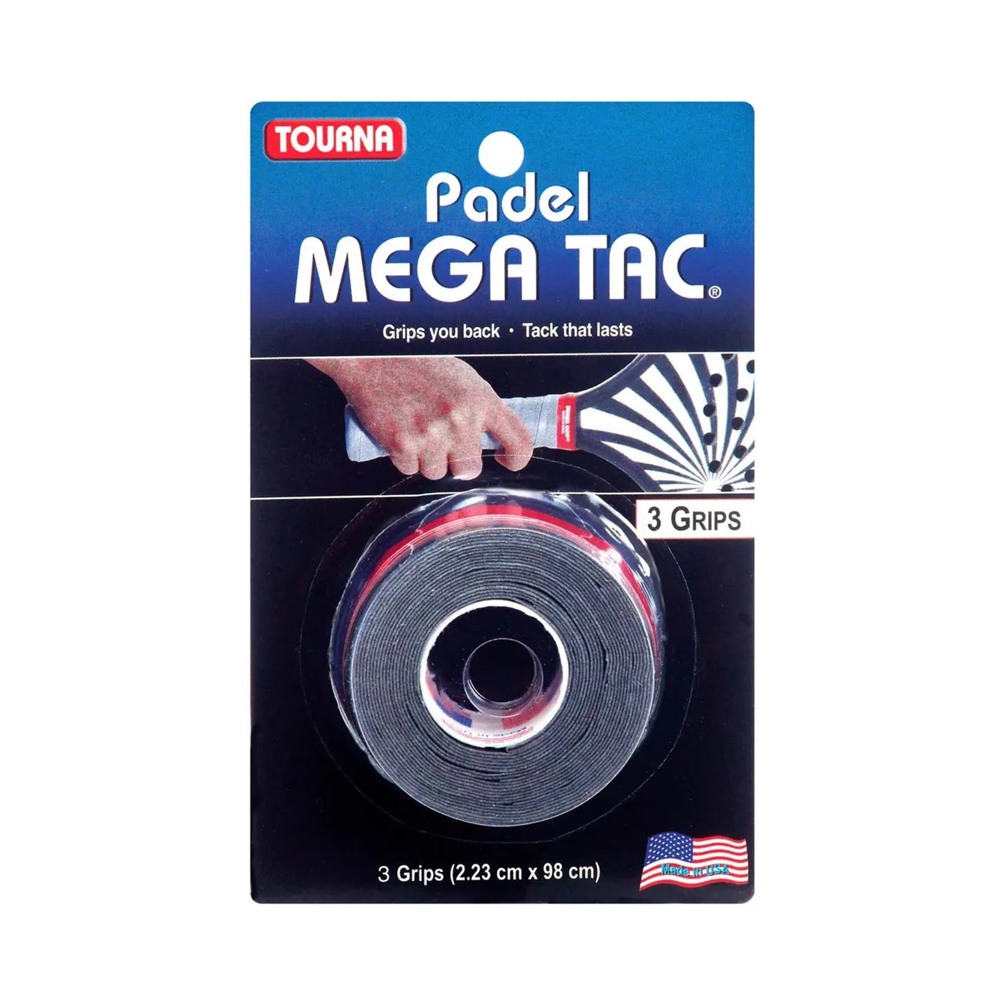 Tourna Padel Mega Tac 3-pack-Svart